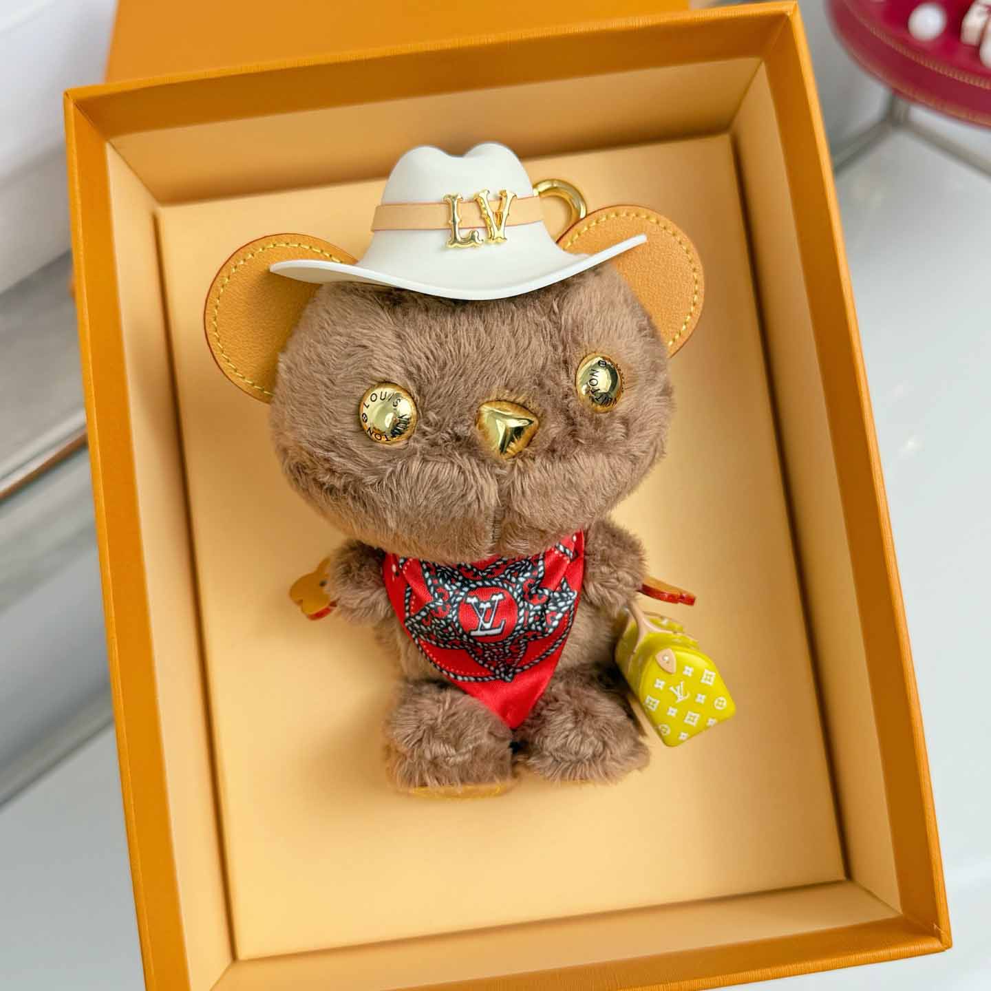 Louis Vuitton LV Louis Bear Bag Charm   M03176 - DopestKickz