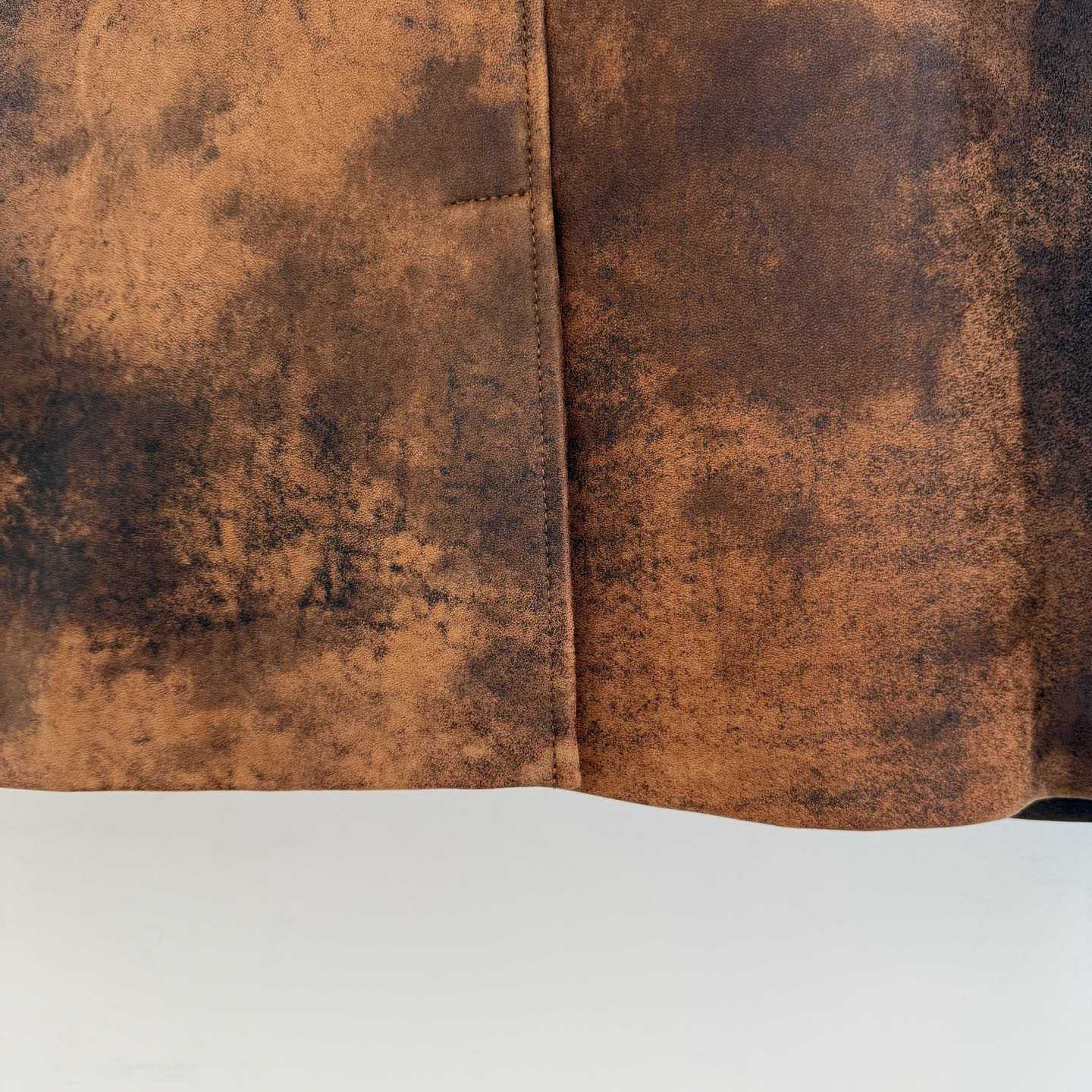 Miu Miu Waxed Suede Leather Jacket - DopestKickz