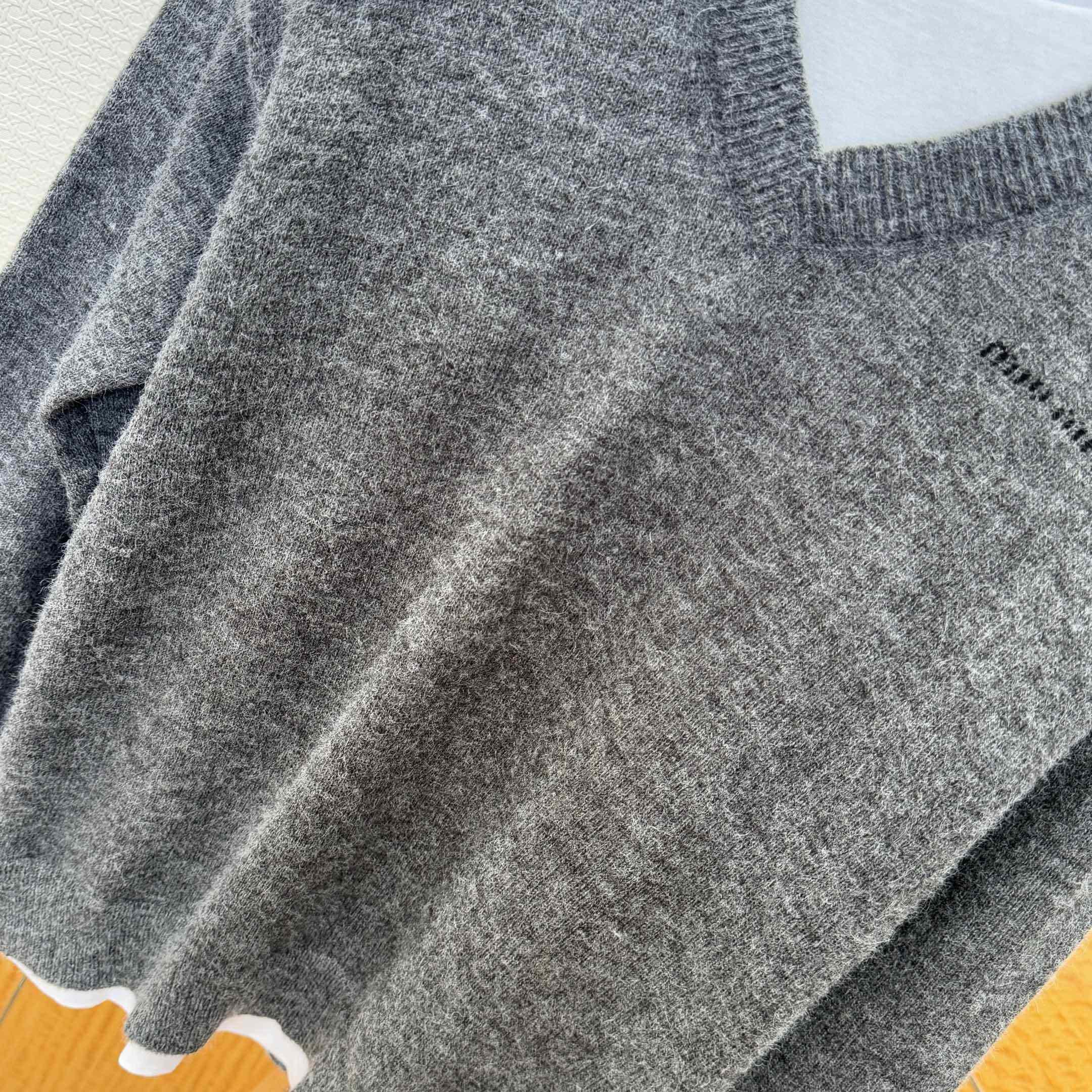 Miu Miu Cashmere V-neck Sweater - DopestKickz