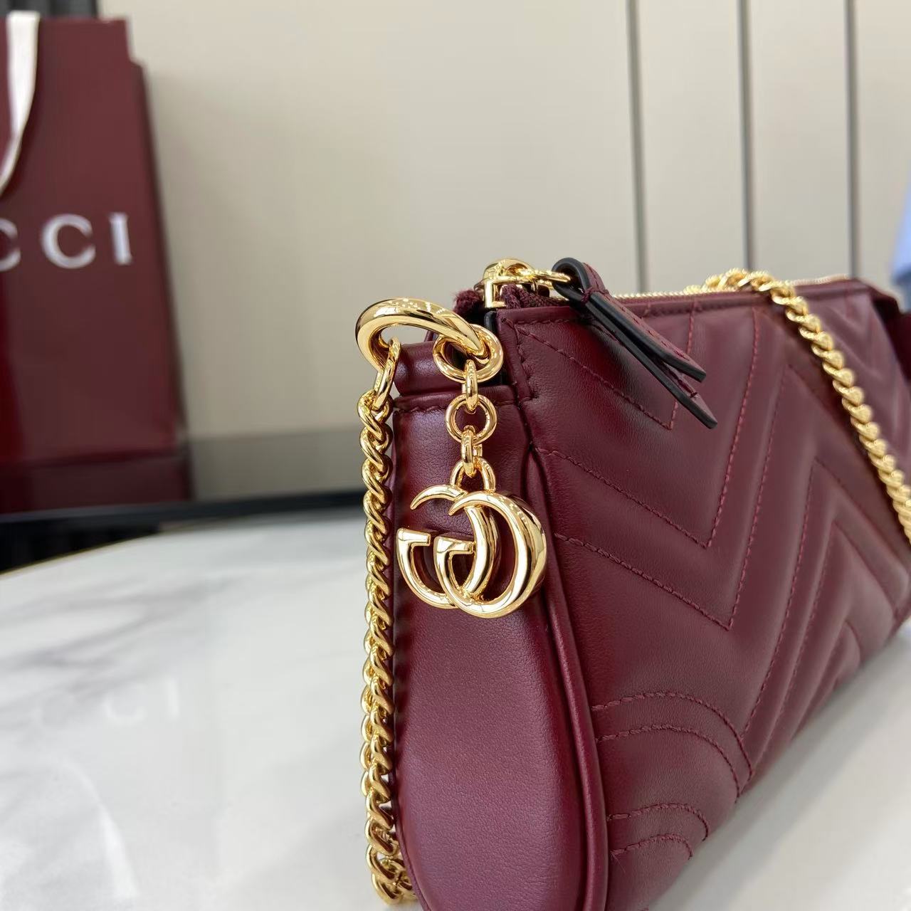 Gucci GG Marmont Small Shoulder Bag - DopestKickz