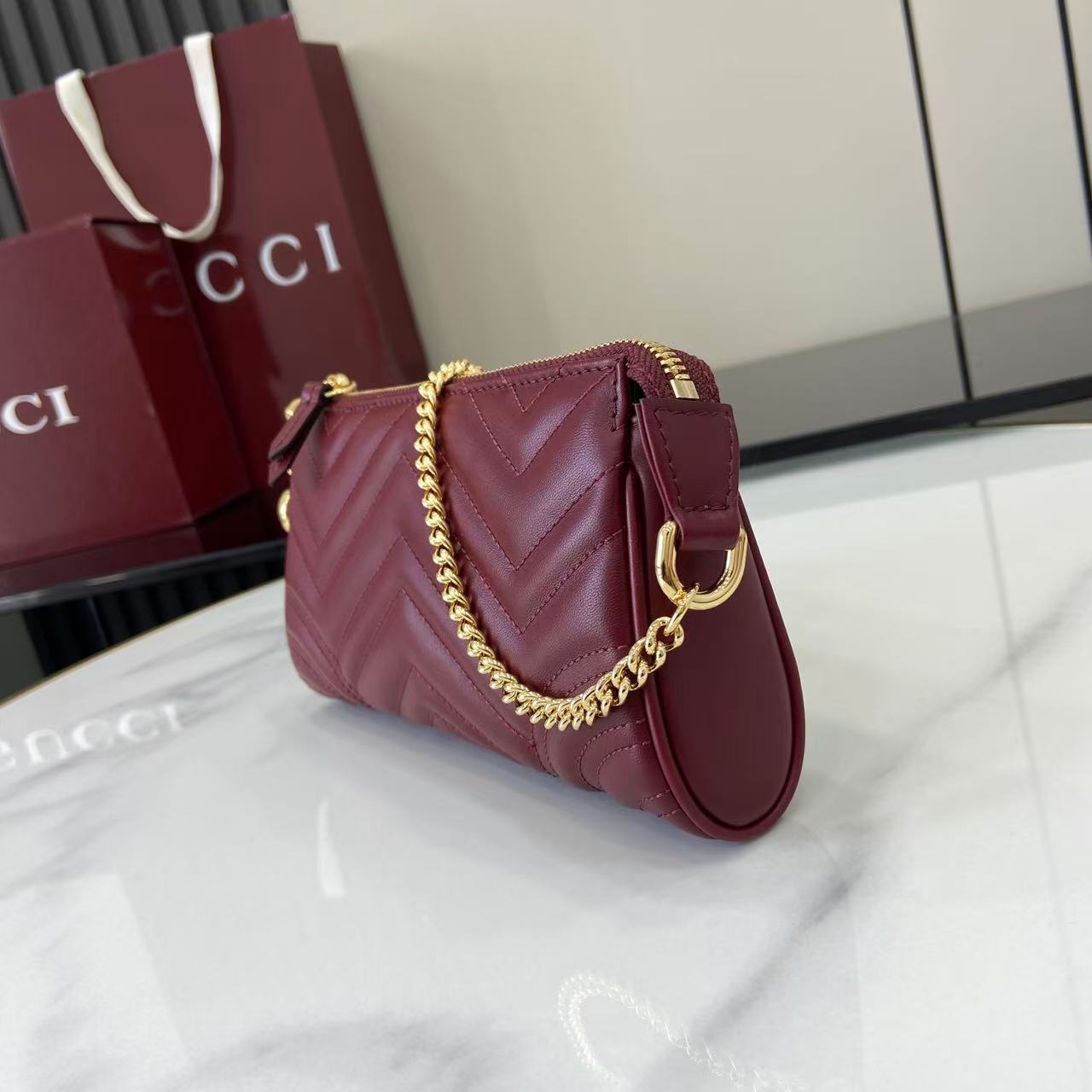 Gucci GG Marmont Small Shoulder Bag - DopestKickz