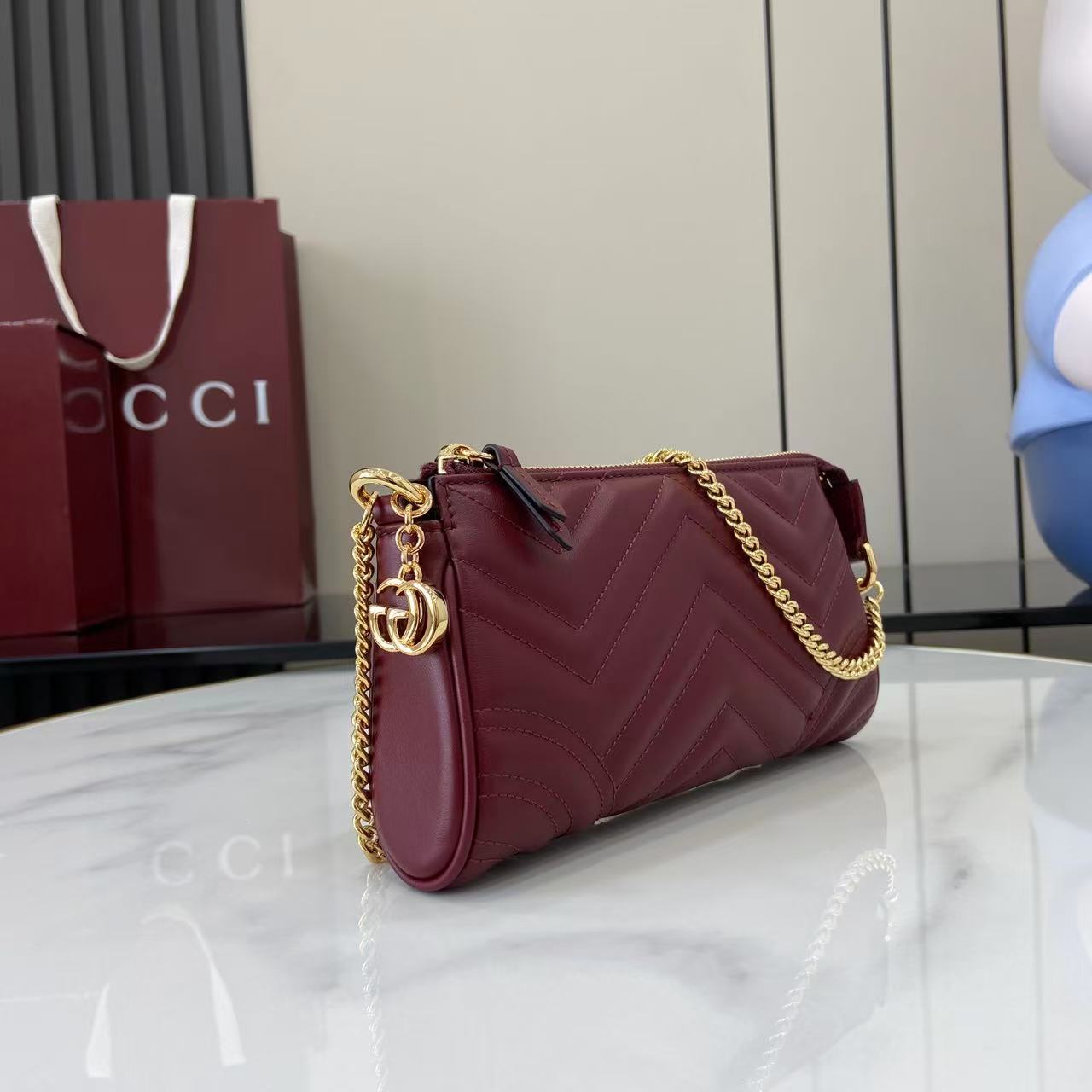 Gucci GG Marmont Small Shoulder Bag - DopestKickz