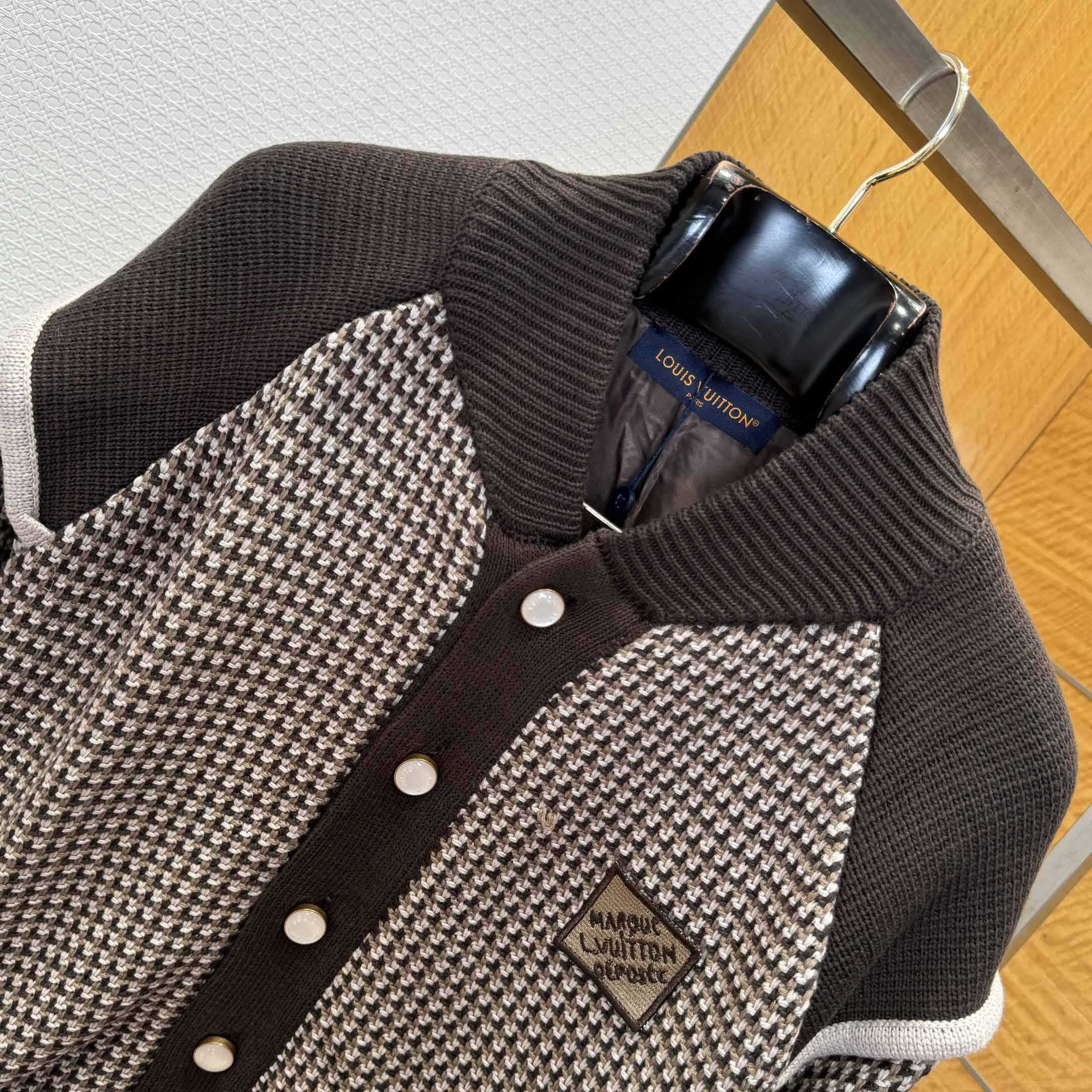 Louis Vuitton Knitted Cotton Jacquard Bomber   1AHC28 - DopestKickz