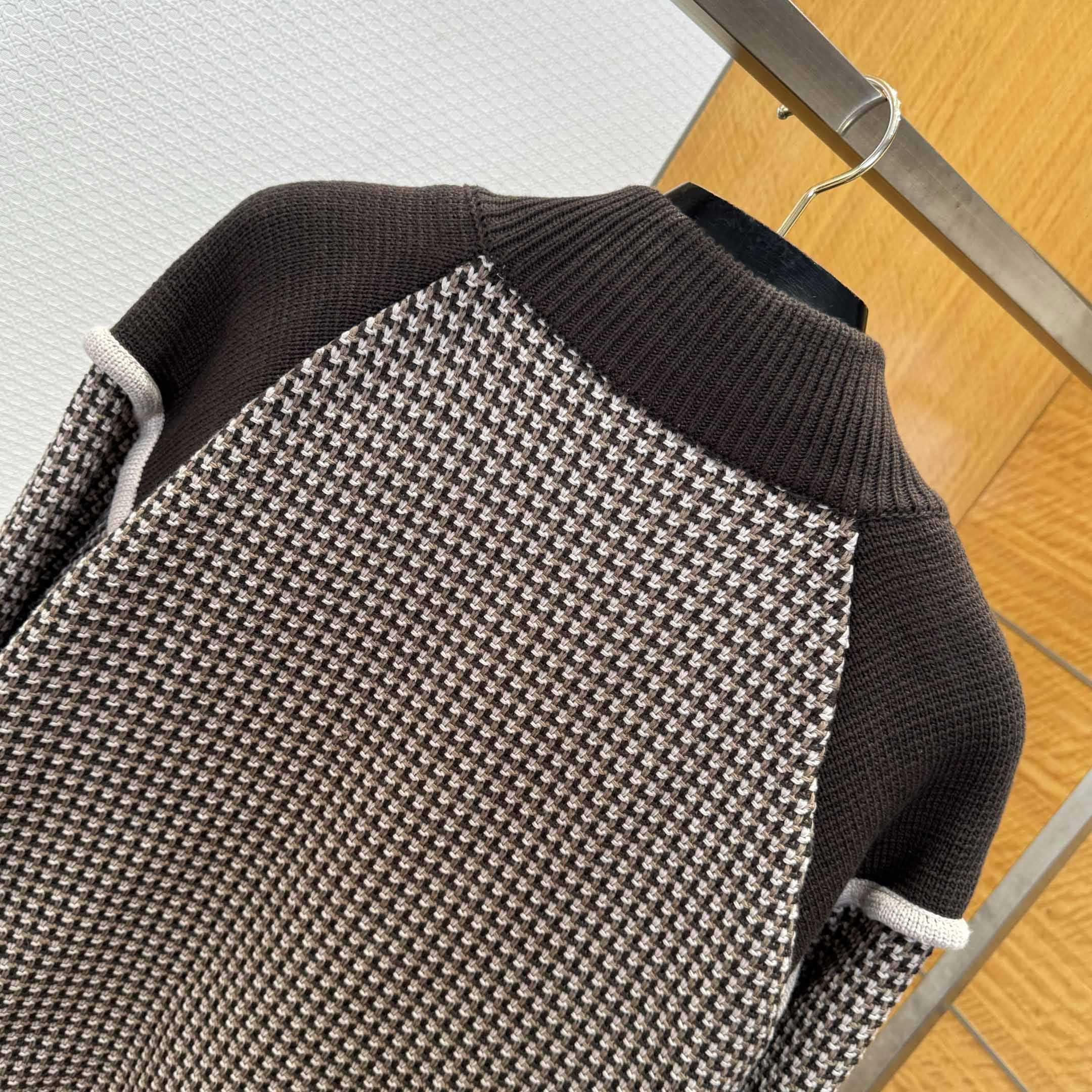 Louis Vuitton Knitted Cotton Jacquard Bomber   1AHC28 - DopestKickz