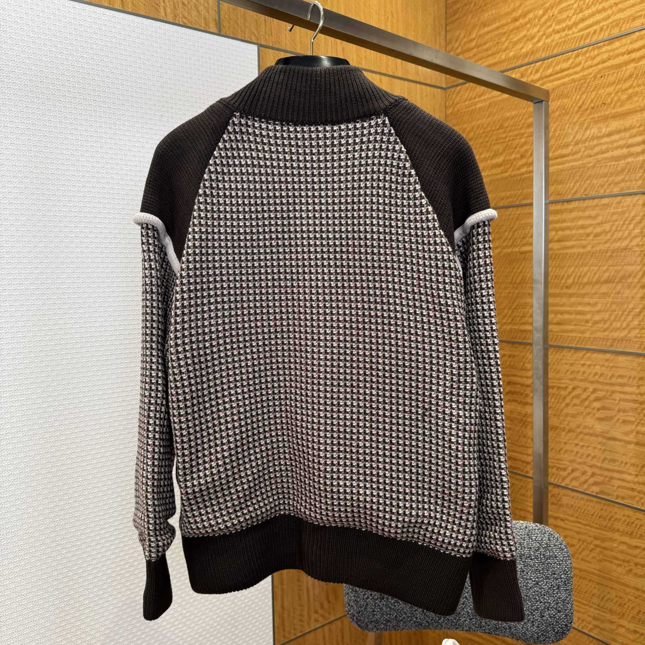 Louis Vuitton Knitted Cotton Jacquard Bomber   1AHC28 - DopestKickz