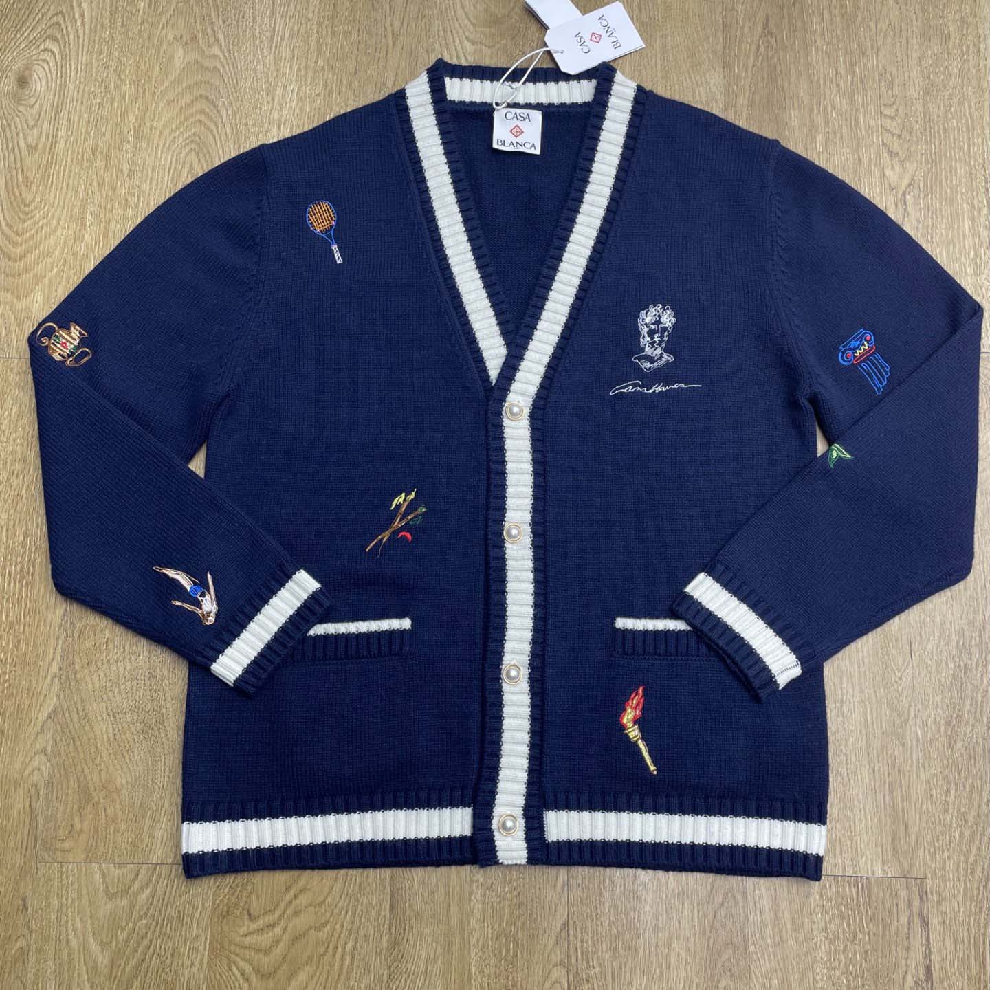 Casablanca Cashmere Cardigan   D0109 - DopestKickz