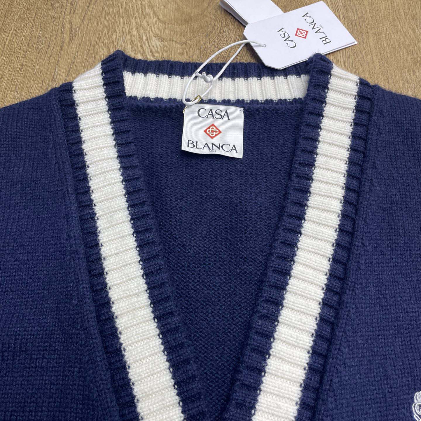 Casablanca Cashmere Cardigan   D0109 - DopestKickz