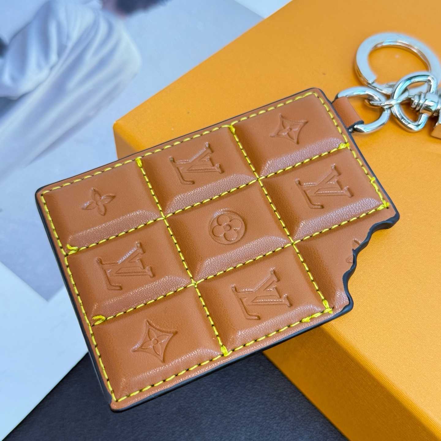 Louis Vuitton LV Chocolate Bar Figurine Key Holder And Bag Charm   M01478 - DopestKickz
