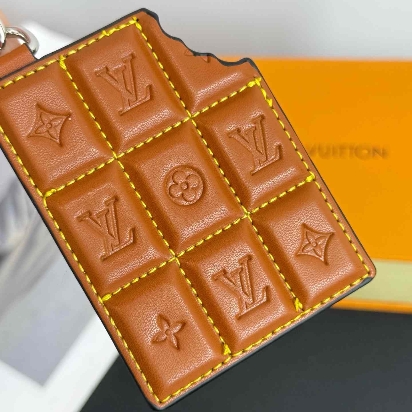 Louis Vuitton LV Chocolate Bar Figurine Key Holder And Bag Charm   M01478 - DopestKickz