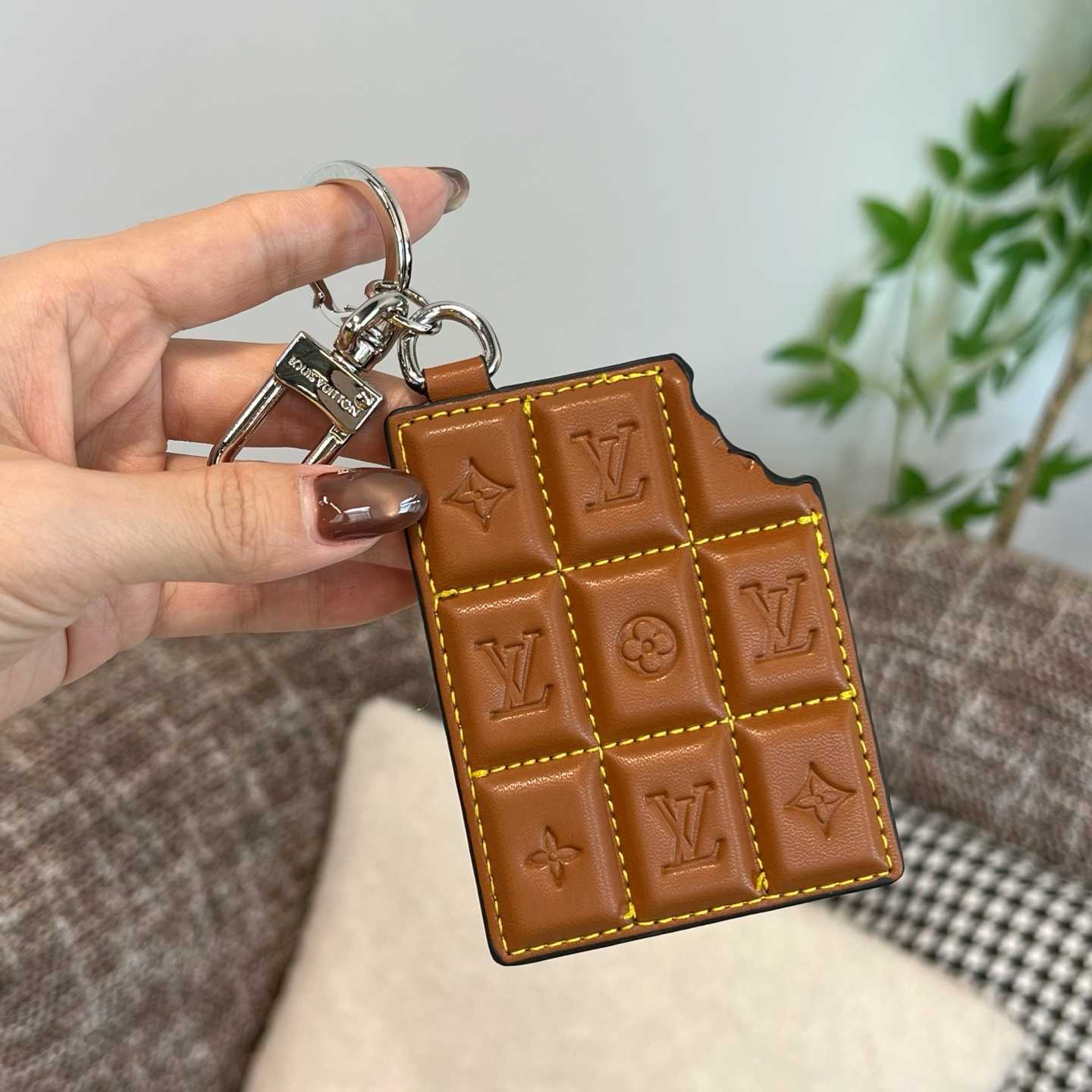 Louis Vuitton LV Chocolate Bar Figurine Key Holder And Bag Charm   M01478 - DopestKickz