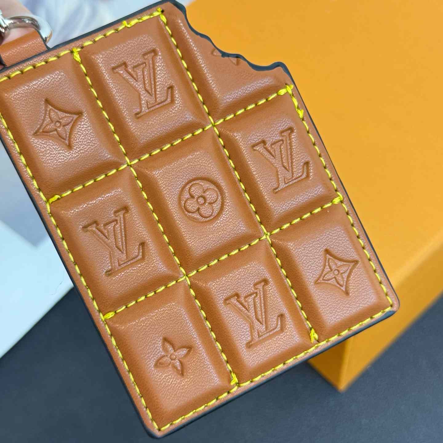 Louis Vuitton LV Chocolate Bar Figurine Key Holder And Bag Charm   M01478 - DopestKickz