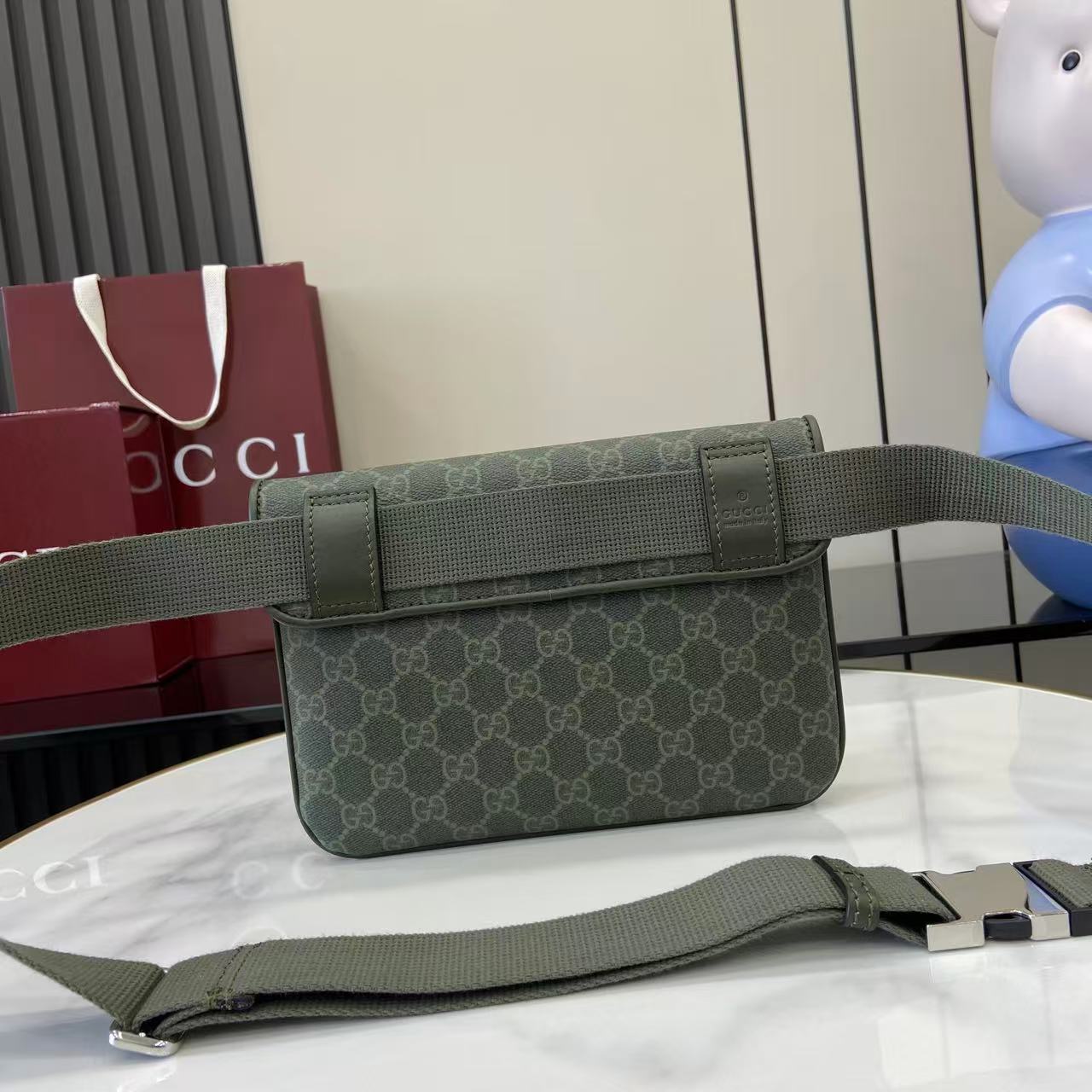 Gucci GG Monogram Small Belt Bag - DopestKickz