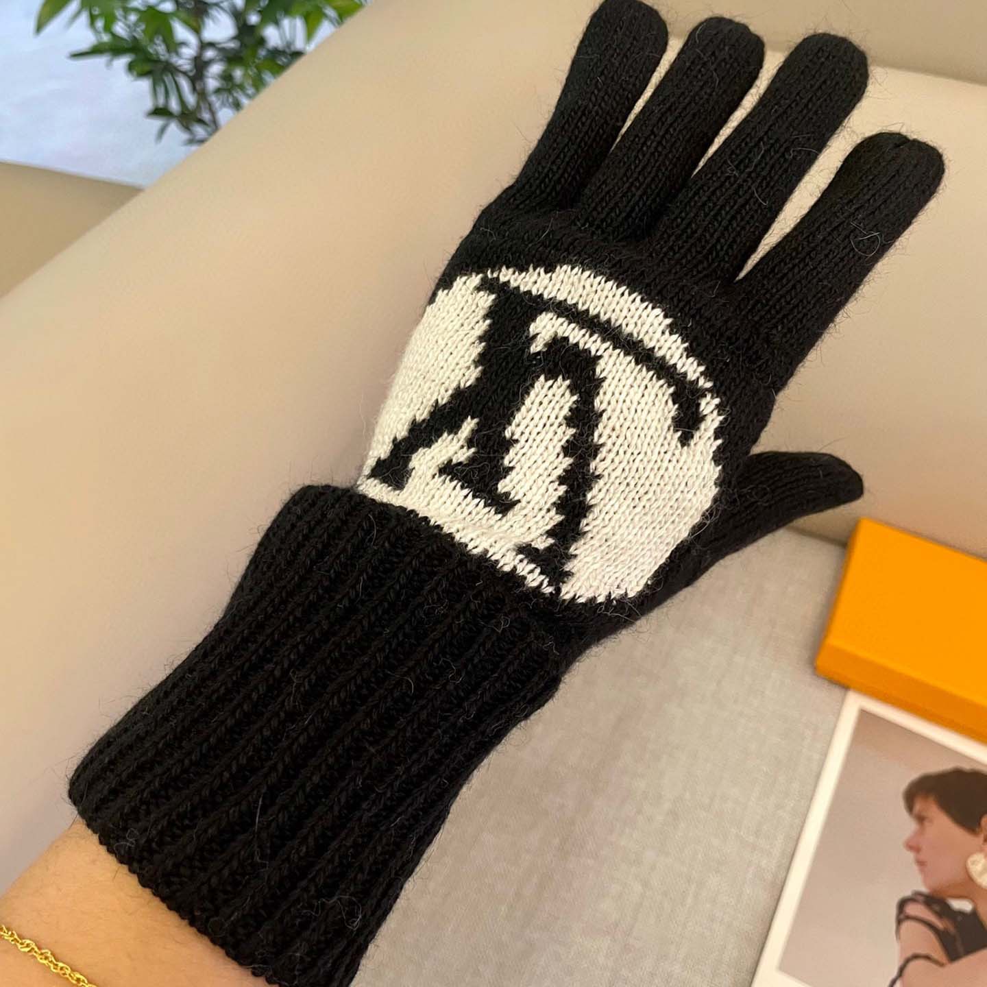 Louis Vuitton LV Medallion Gloves - DopestKickz