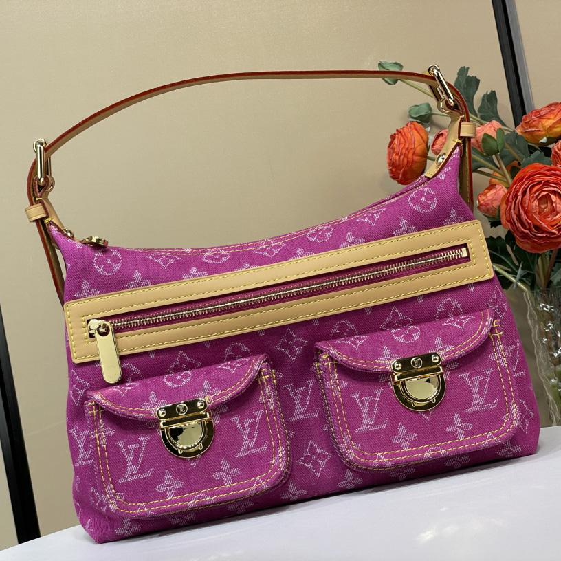 Louis Vuitton Monogram Denim Baggy PM Shoulder Bag  (30x22x13cm) - DopestKickz