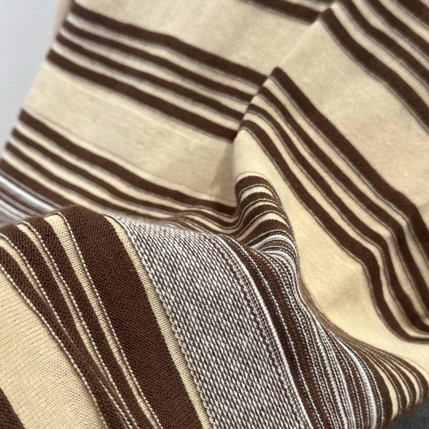 Bottega Veneta Men's Striped Linen-Blend Polo Shirt - DopestKickz