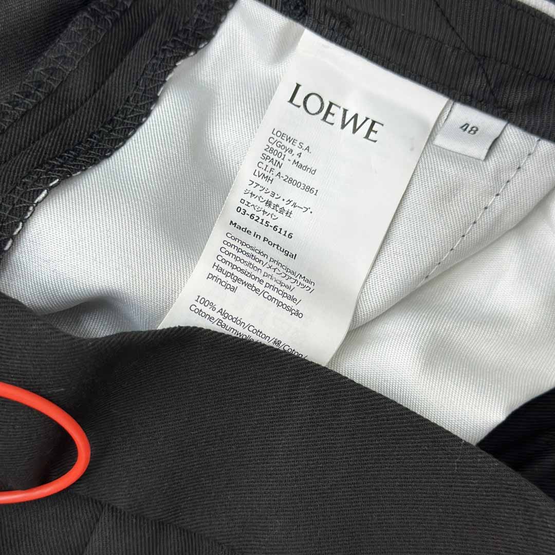 Loewe Low Crotch Trousers In Cotton - DopestKickz
