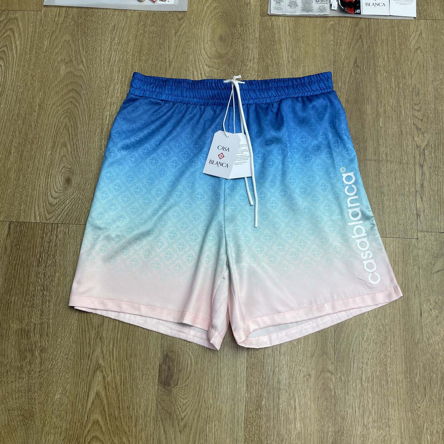 Casablanca Jacquard Gradient Swim Shorts   C1066 - DopestKickz