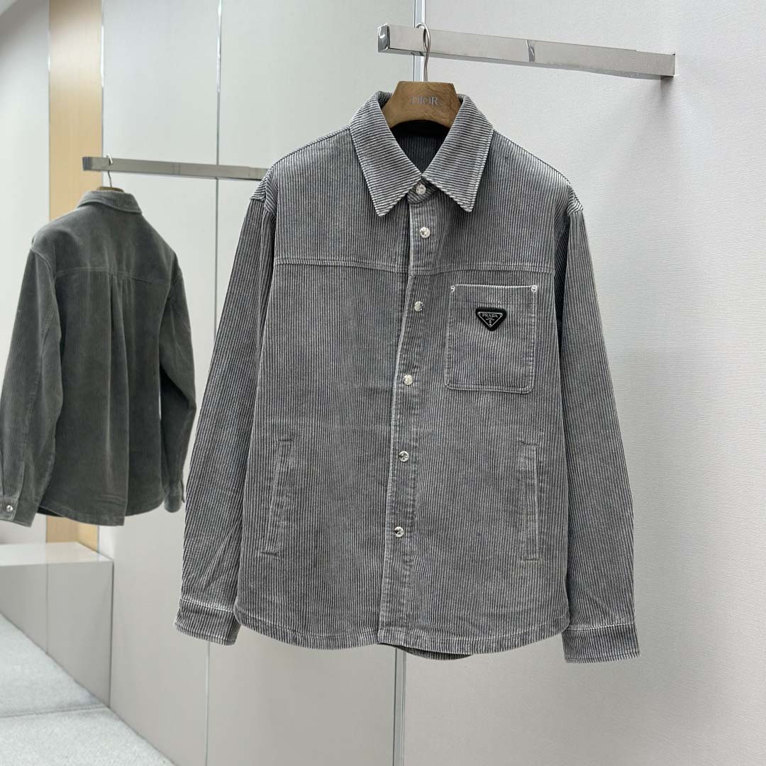 Prada Stretch Cotton Shirt And Pants - DopestKickz