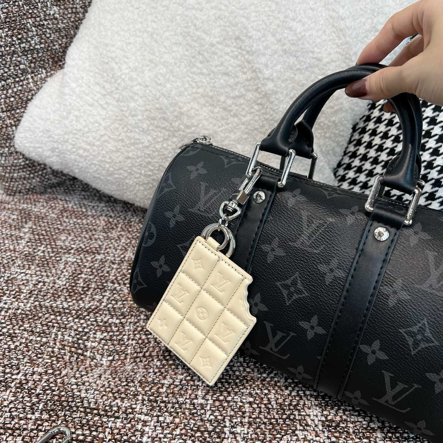 Louis Vuitton LV Chocolate Bar Key Holder and Bag Charm   M02875 - DopestKickz