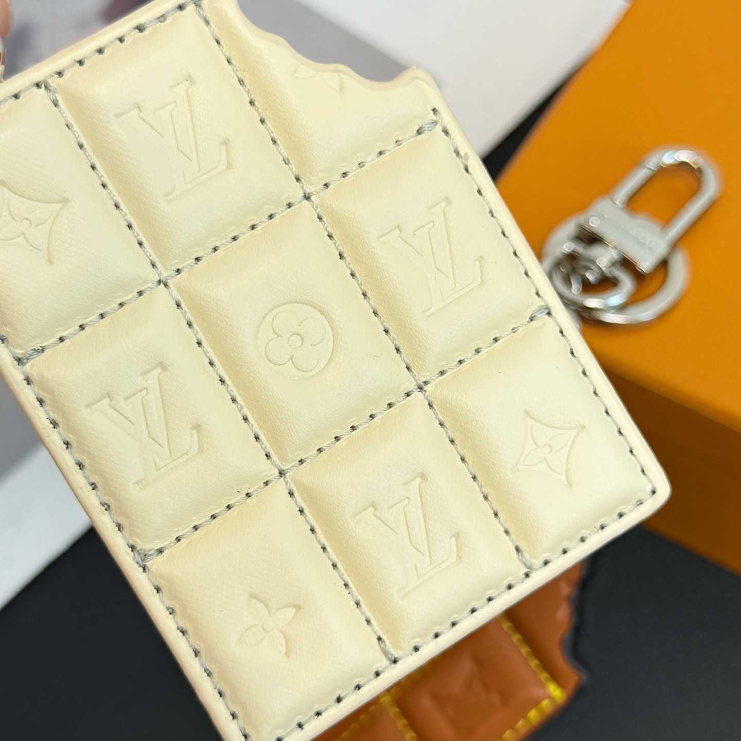 Louis Vuitton LV Chocolate Bar Key Holder and Bag Charm   M02875 - DopestKickz