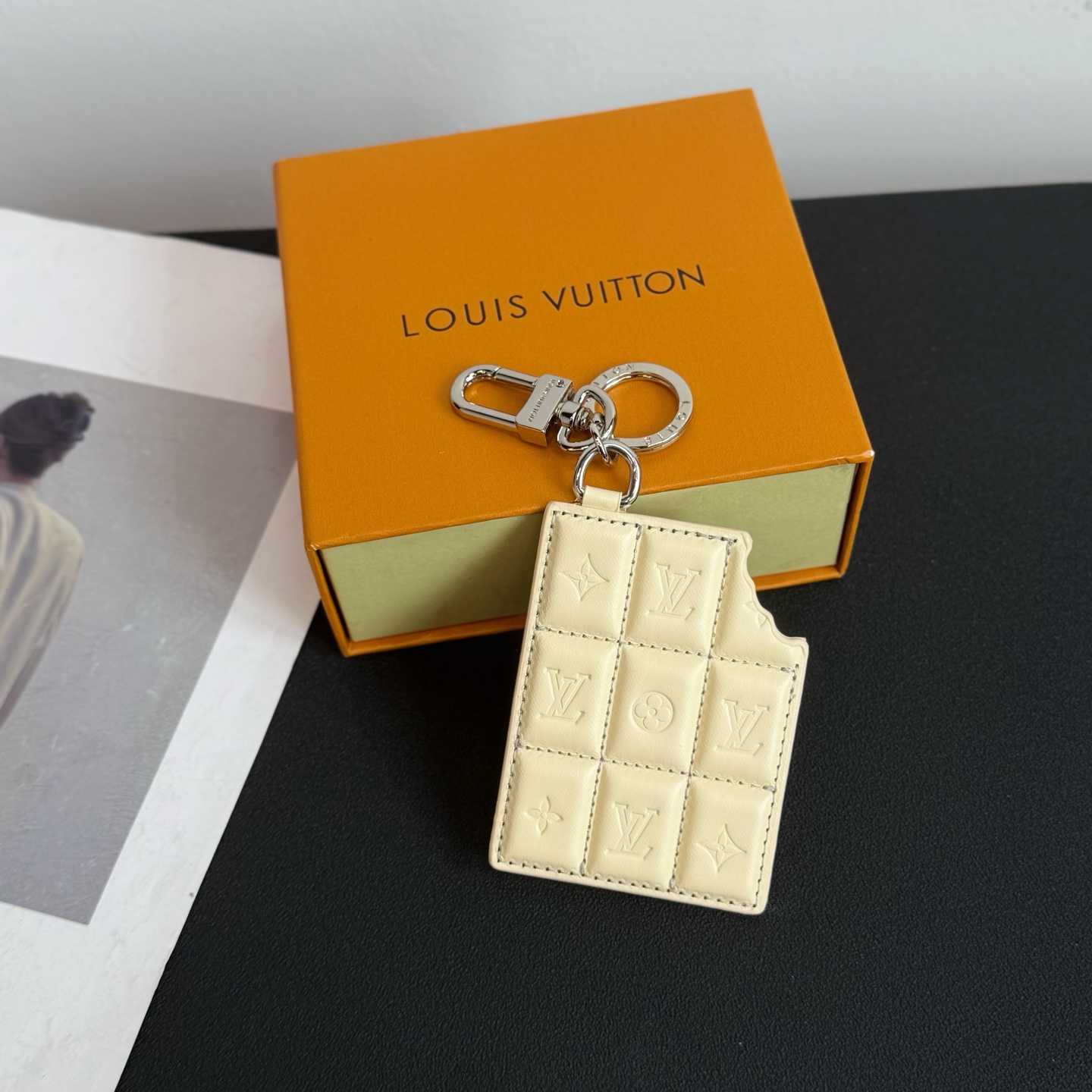 Louis Vuitton LV Chocolate Bar Key Holder and Bag Charm   M02875 - DopestKickz