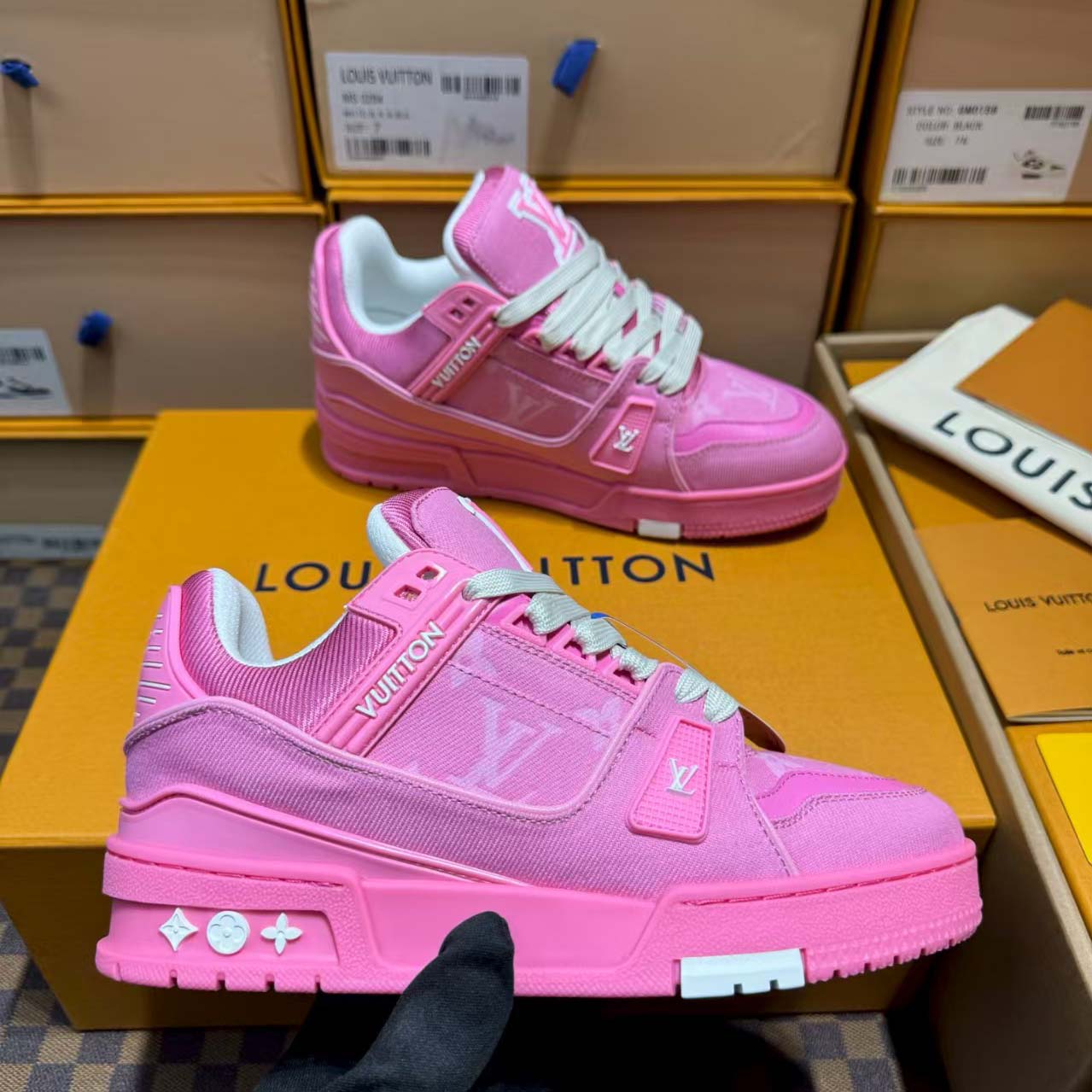 Louis Vuitton LV Trainer Sneaker      - DopestKickz