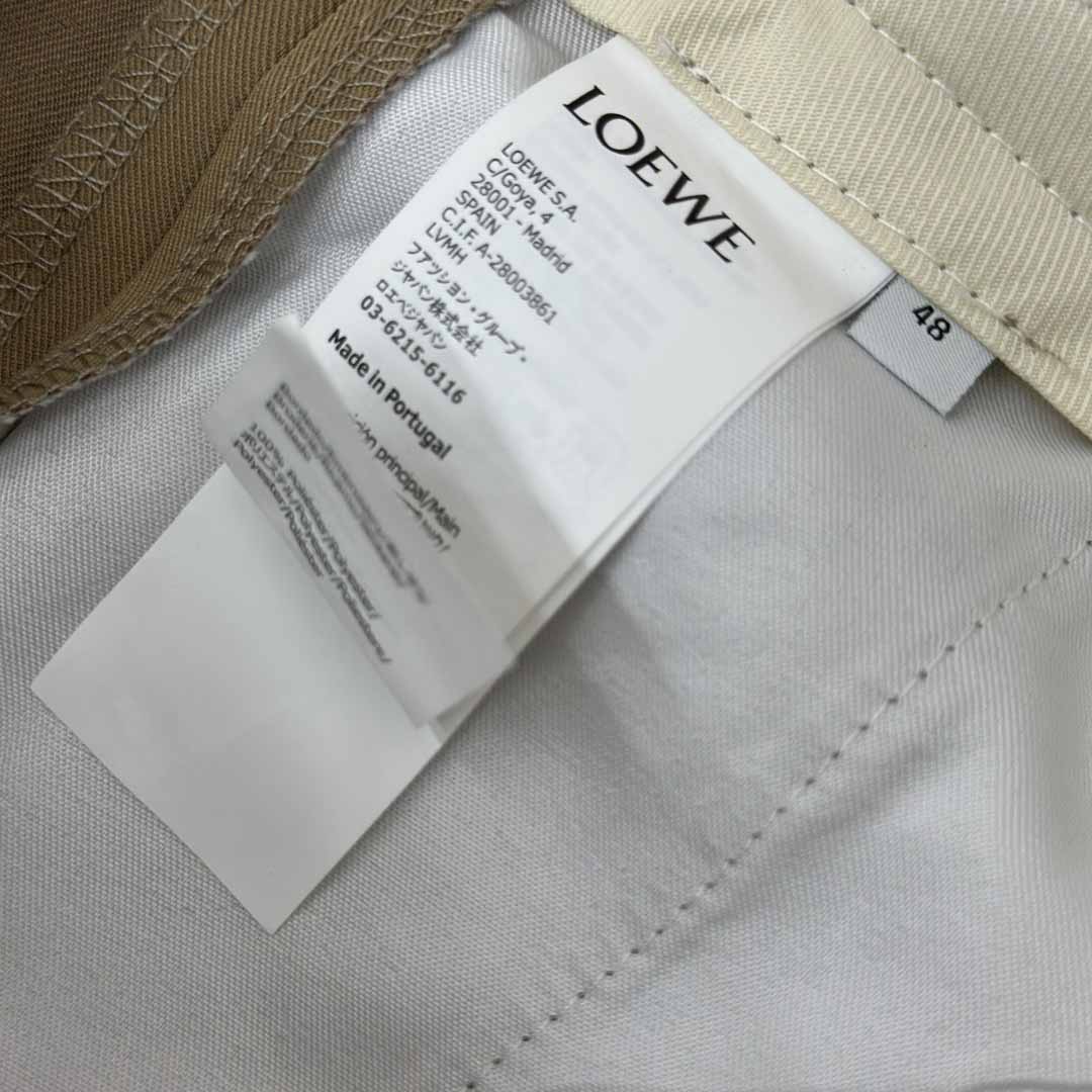 Loewe Low Crotch Trousers In Cotton - DopestKickz