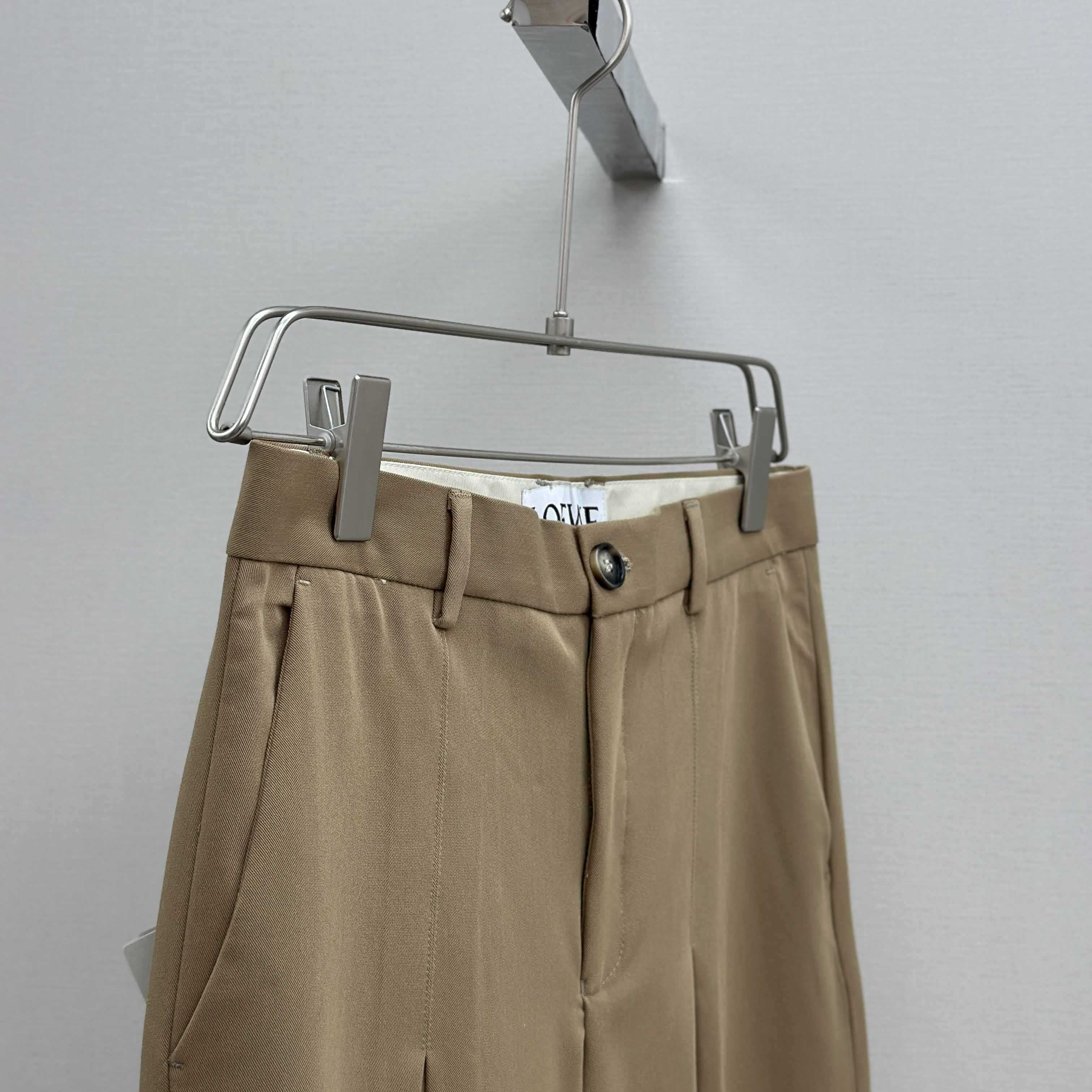 Loewe Low Crotch Trousers In Cotton - DopestKickz