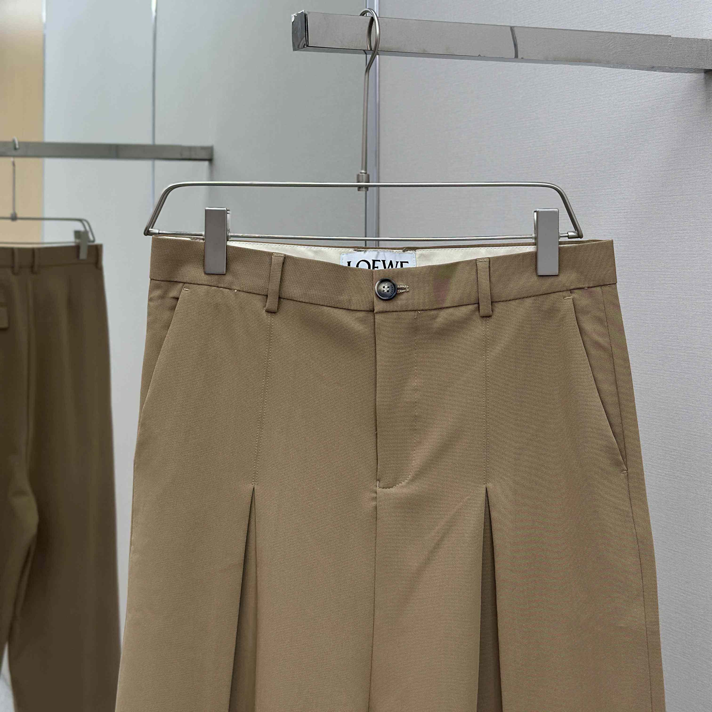 Loewe Low Crotch Trousers In Cotton - DopestKickz