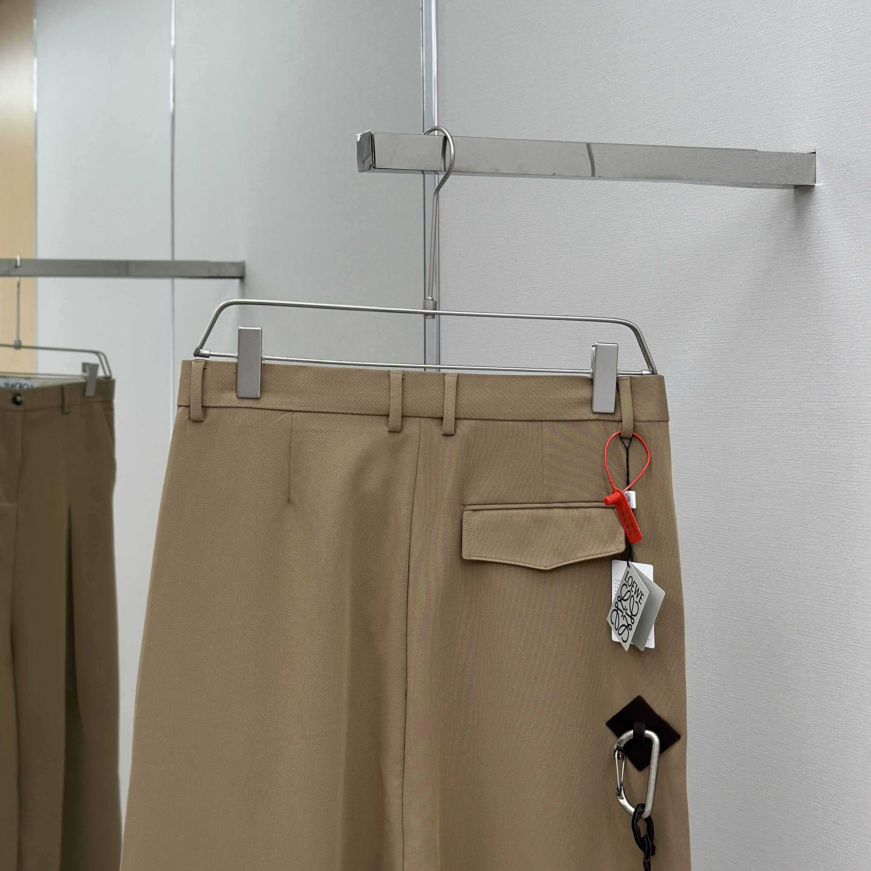 Loewe Low Crotch Trousers In Cotton - DopestKickz