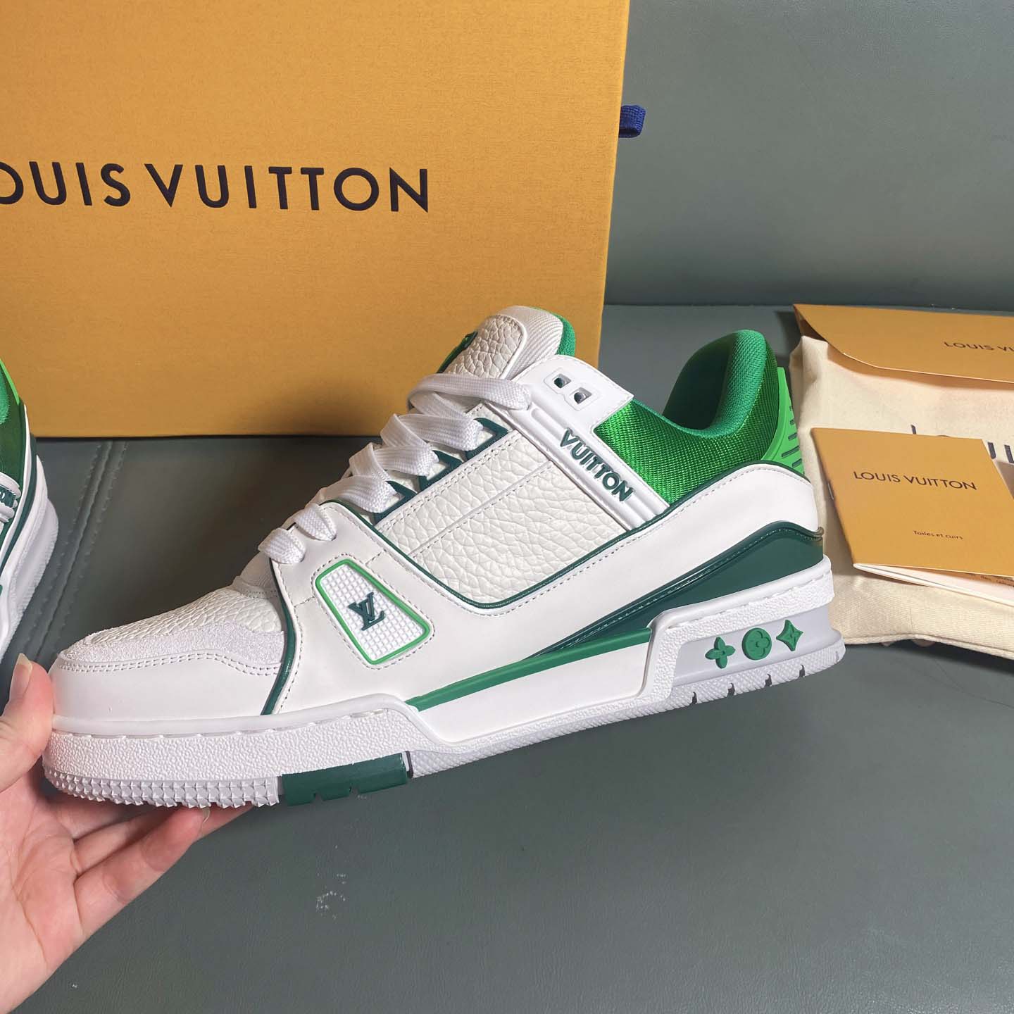 Louis Vuitton LV Trainer Sneaker      1AIJ05 - DopestKickz