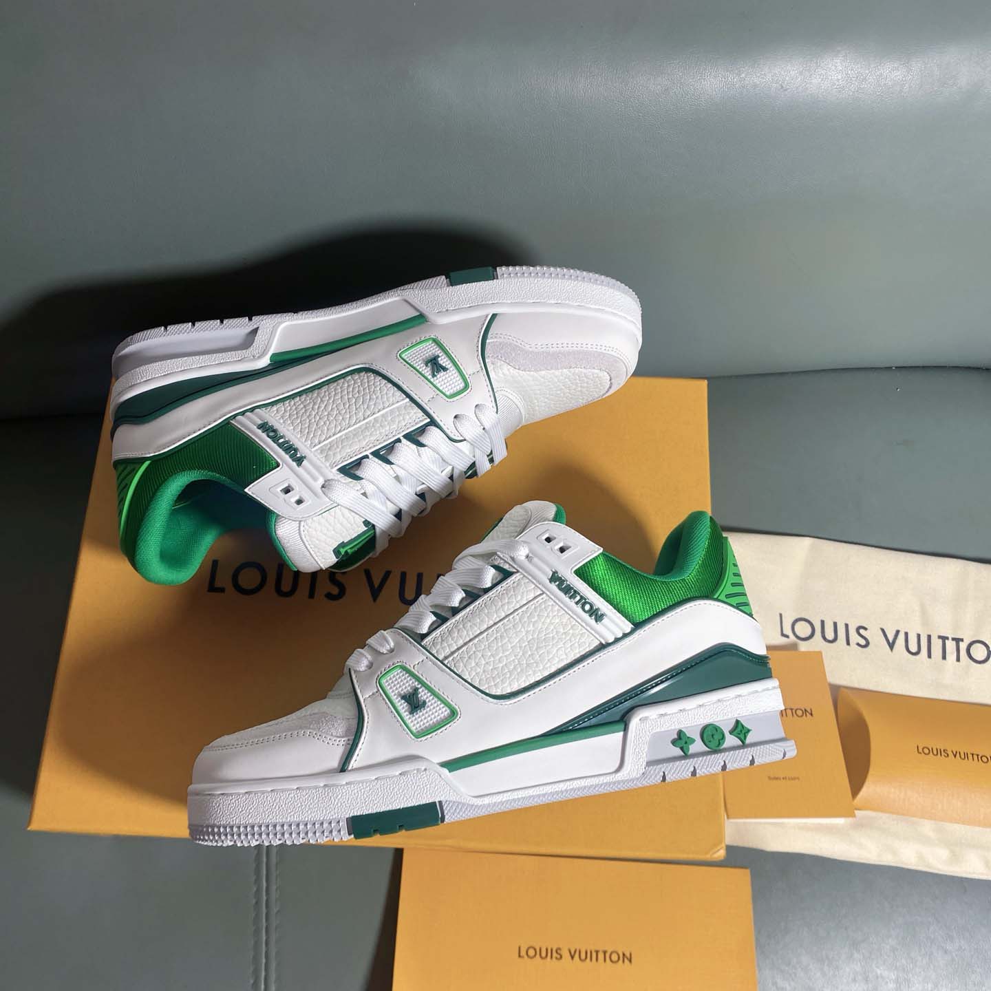Louis Vuitton LV Trainer Sneaker      1AIJ05 - DopestKickz