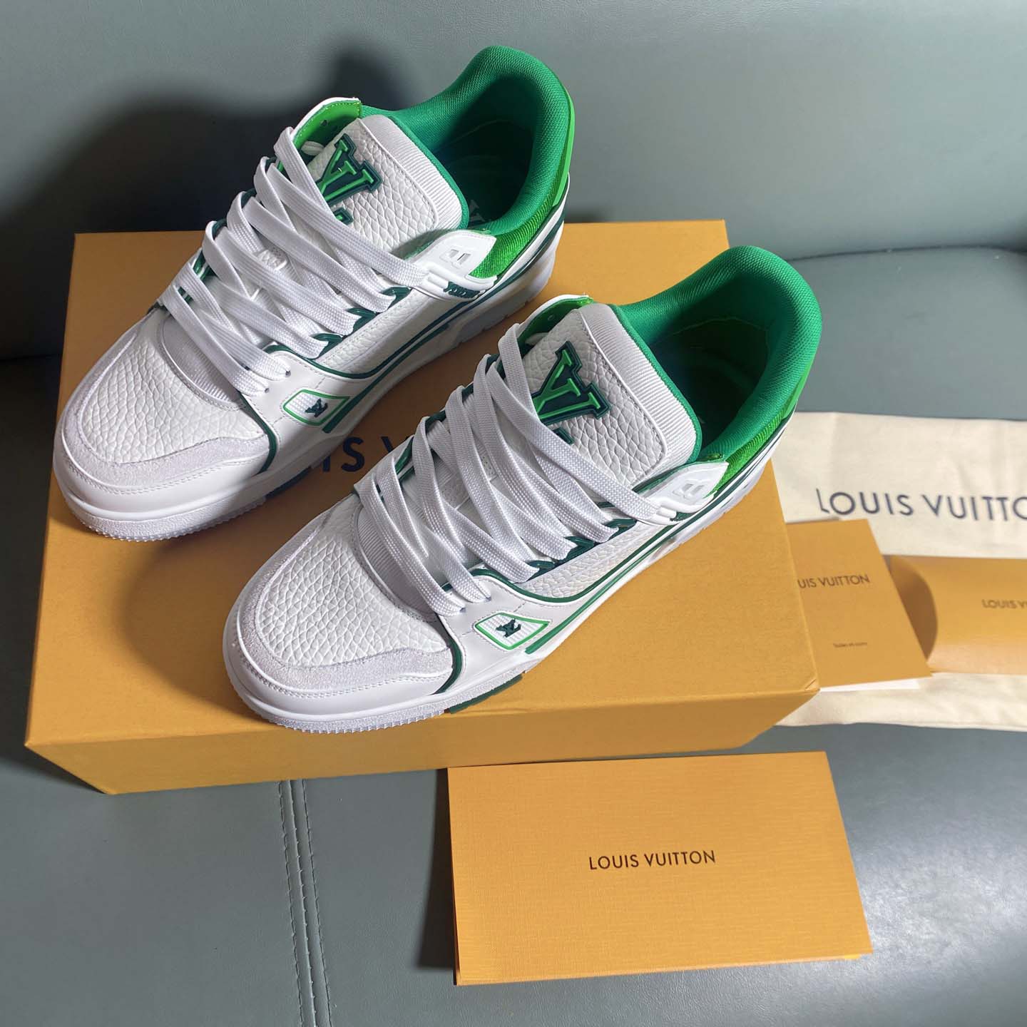 Louis Vuitton LV Trainer Sneaker      1AIJ05 - DopestKickz
