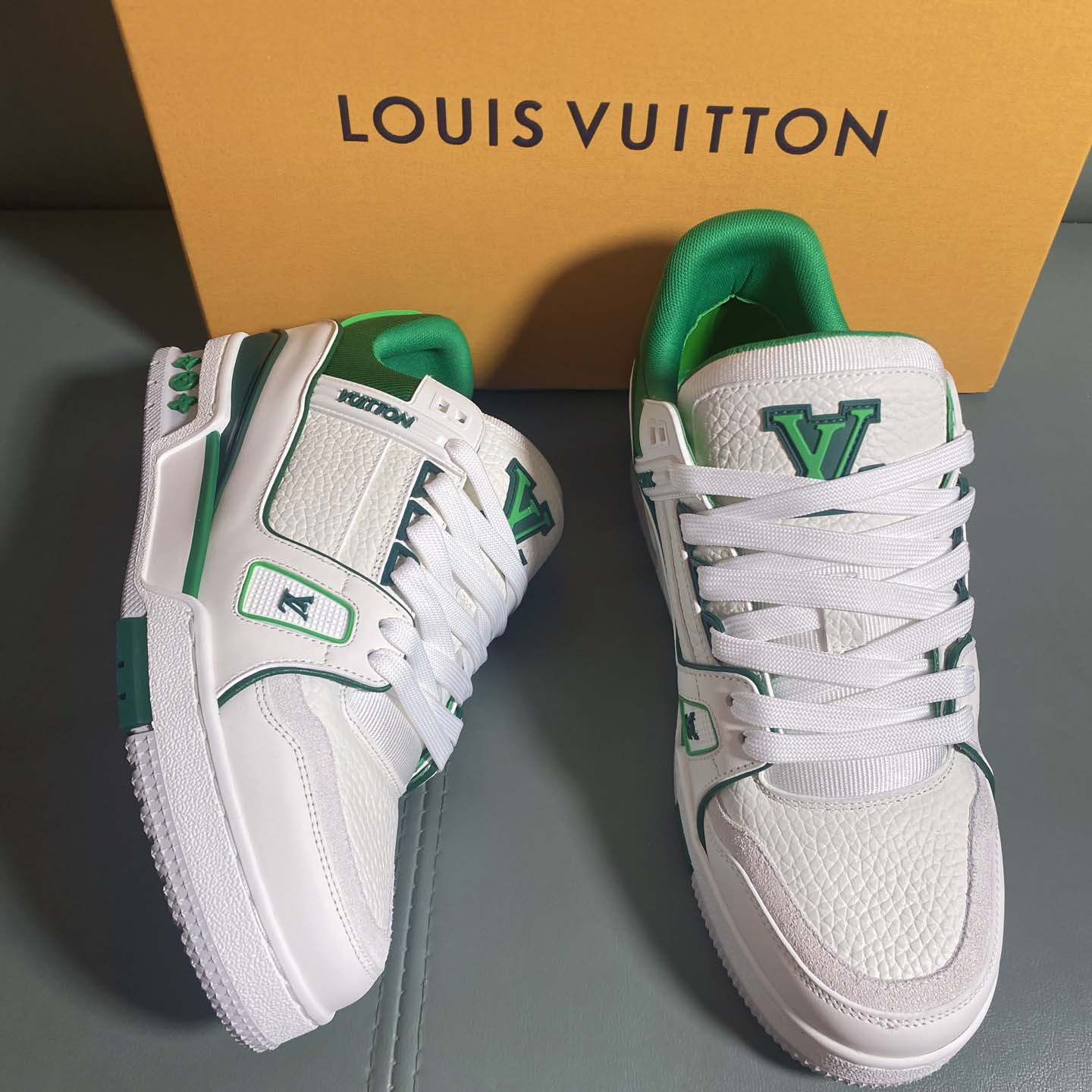 Louis Vuitton LV Trainer Sneaker      1AIJ05 - DopestKickz