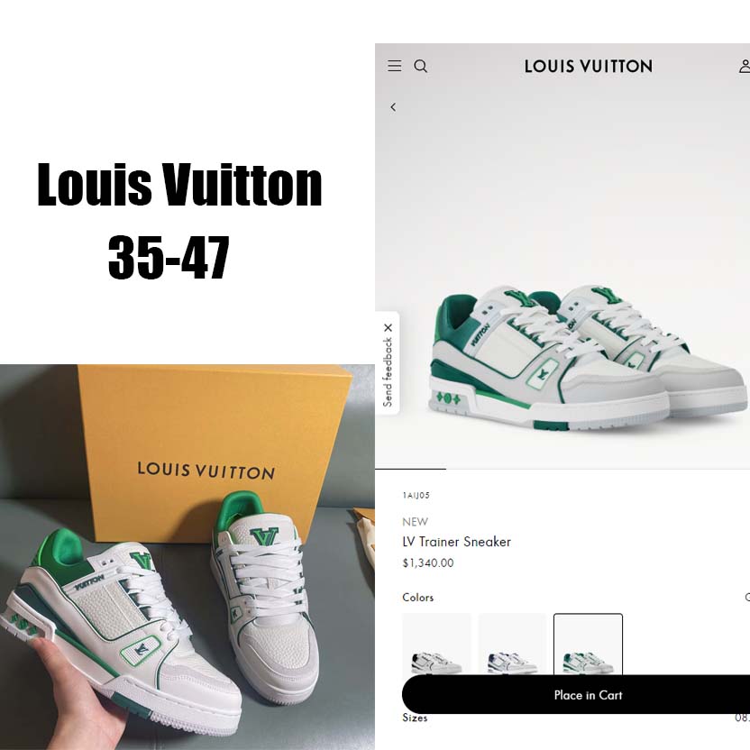 Louis Vuitton LV Trainer Sneaker      1AIJ05 - DopestKickz