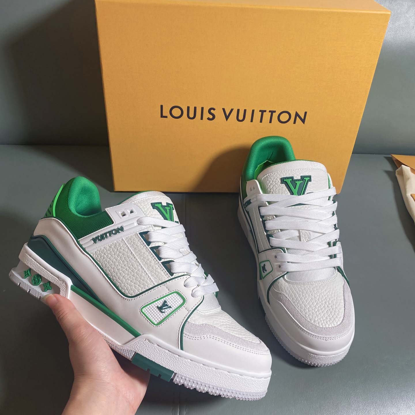 Louis Vuitton LV Trainer Sneaker      1AIJ05 - DopestKickz