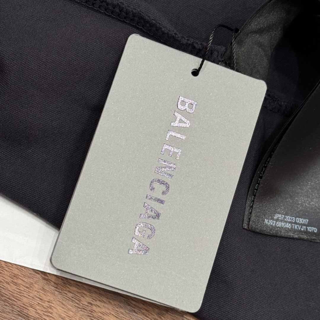 Balenciaga BB Icon Stencil Long Sleeve T-Shirt Large Fit in Black Faded  - DopestKickz