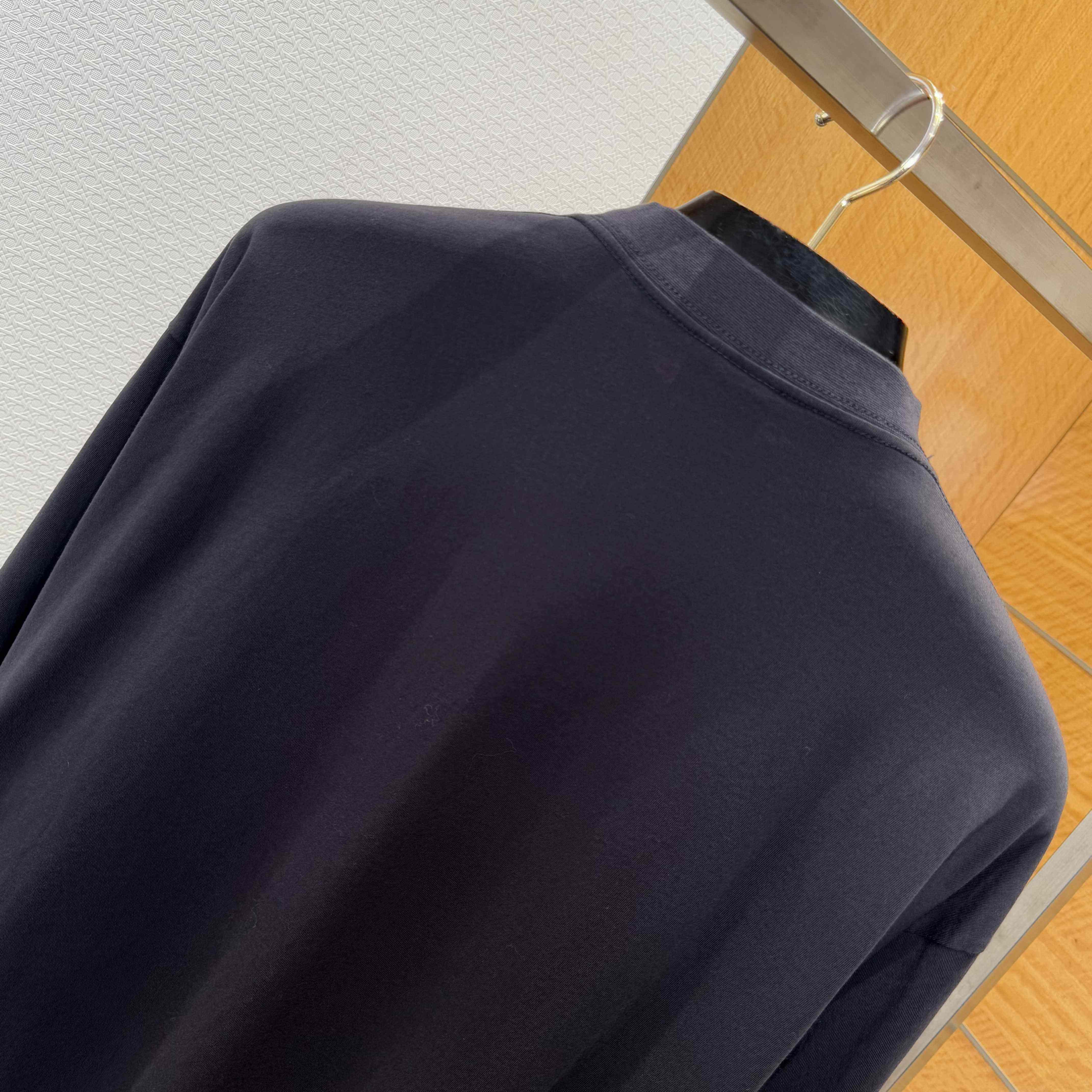 Balenciaga BB Icon Stencil Long Sleeve T-Shirt Large Fit in Black Faded  - DopestKickz