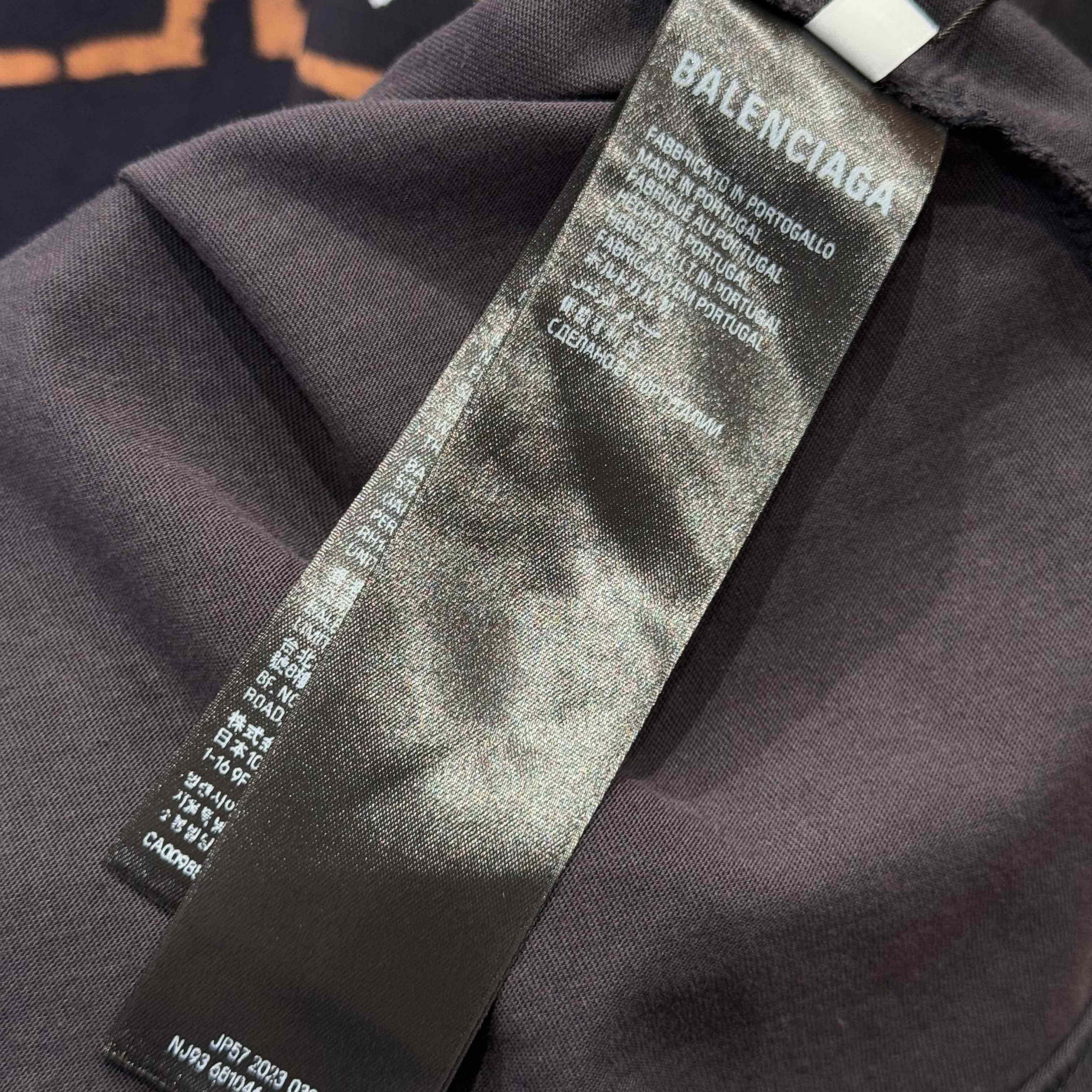 Balenciaga BB Icon Stencil Long Sleeve T-Shirt Large Fit in Black Faded  - DopestKickz