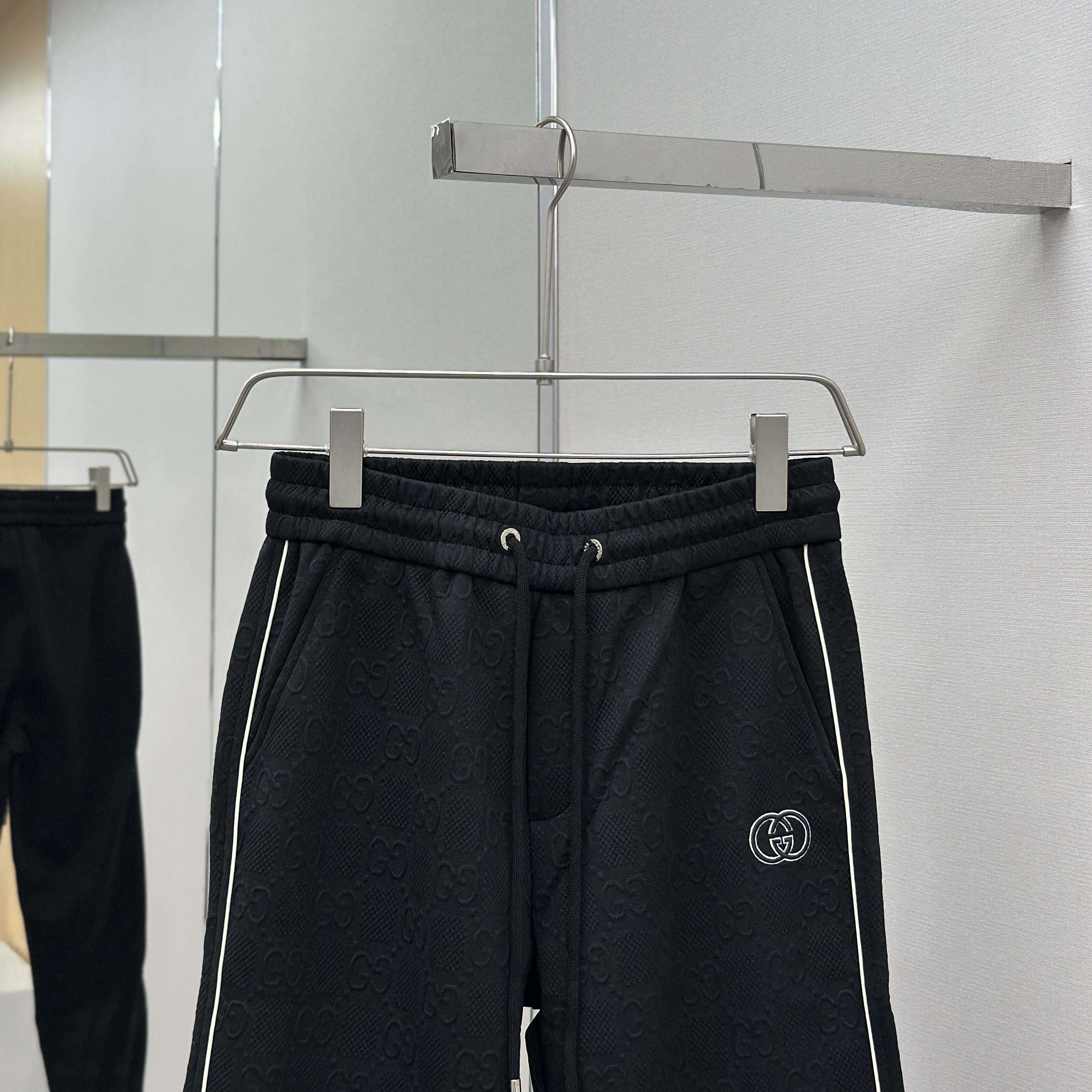 Gucci Black Cotton Pants - DopestKickz