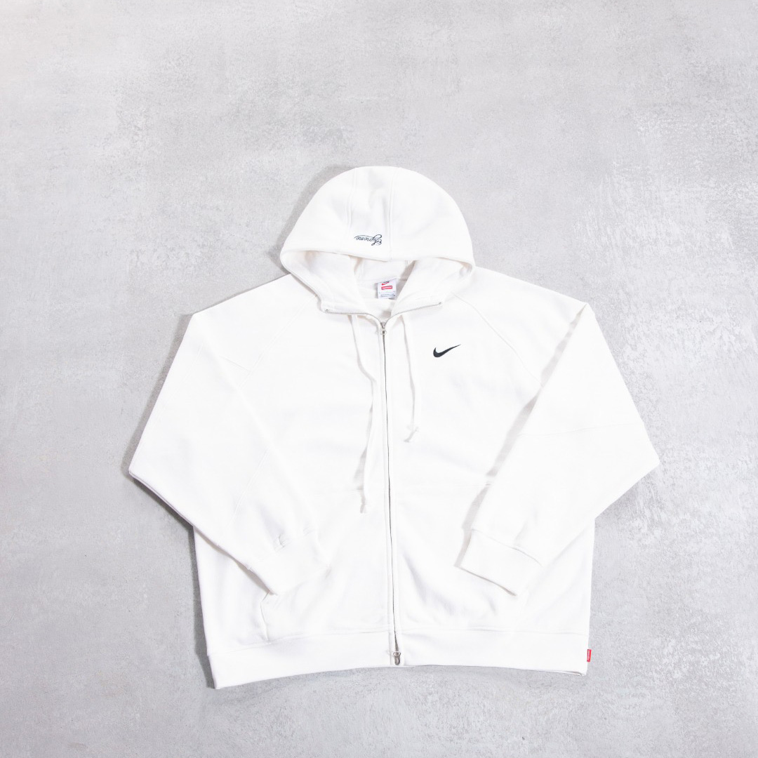 Supreme x Nike Zip Up Hooded Sweatshirt - DopestKickz
