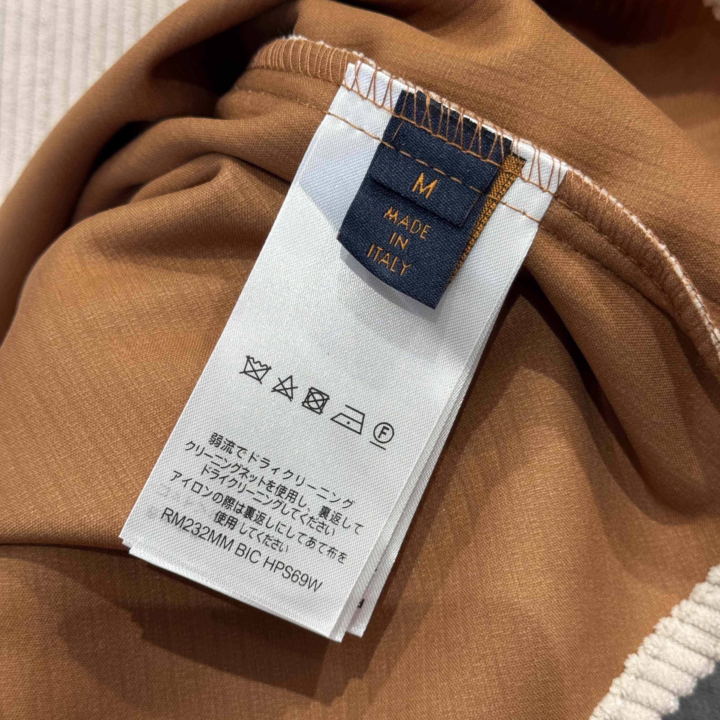 Louis Vuitton LV Blason Embellished Long-Sleeved Corduroy Shirt   1AIKBT - DopestKickz