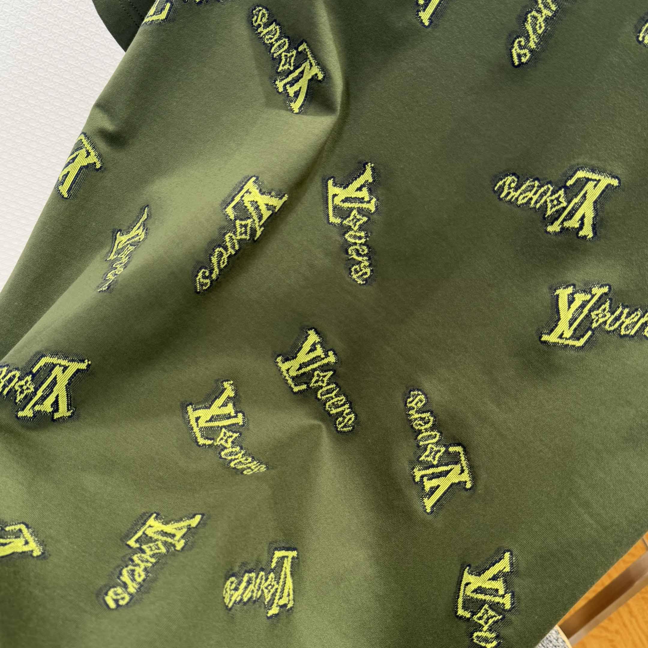 Louis Vuitton Jacquard Cotton T-Shirt   1AGJYS - DopestKickz