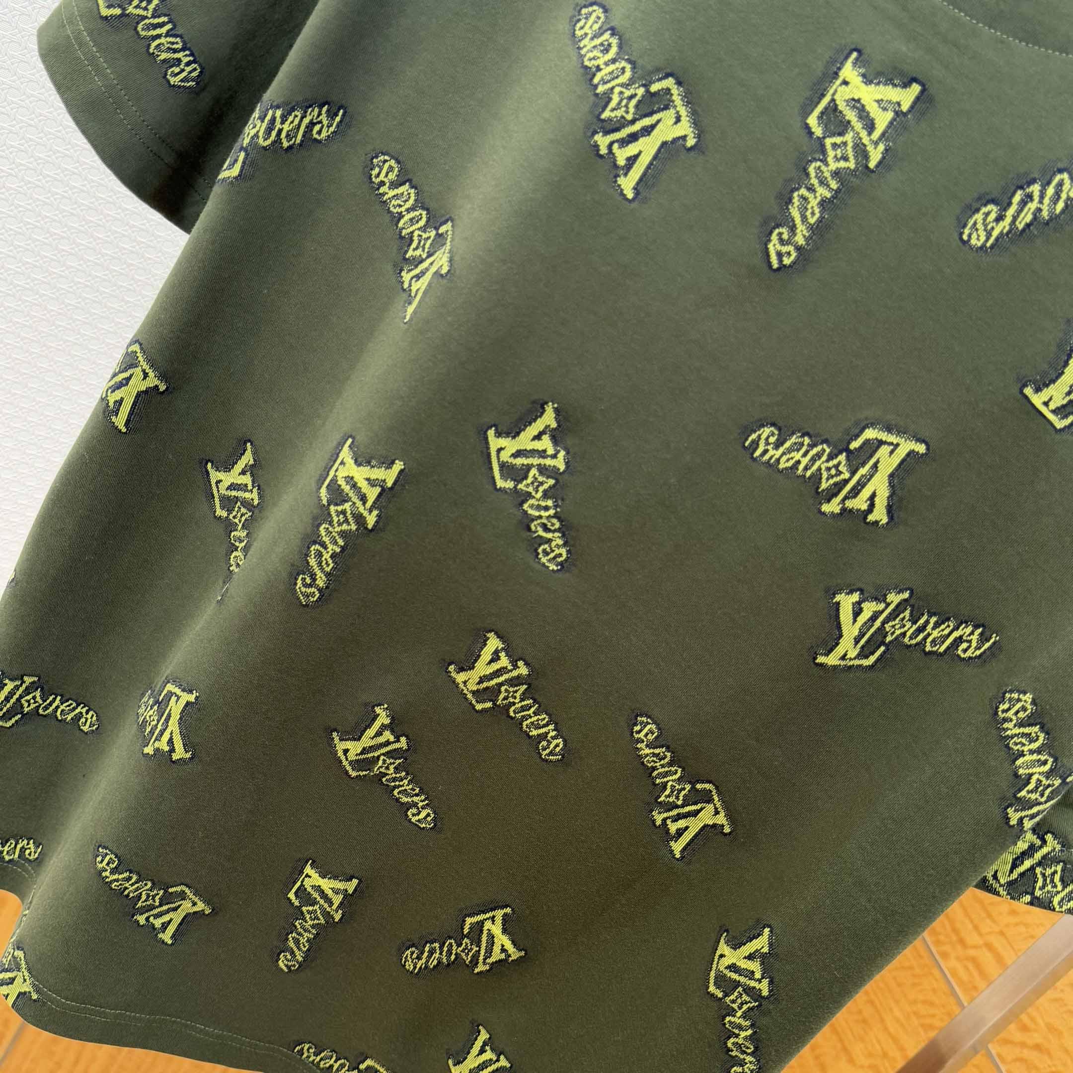 Louis Vuitton Jacquard Cotton T-Shirt   1AGJYS - DopestKickz