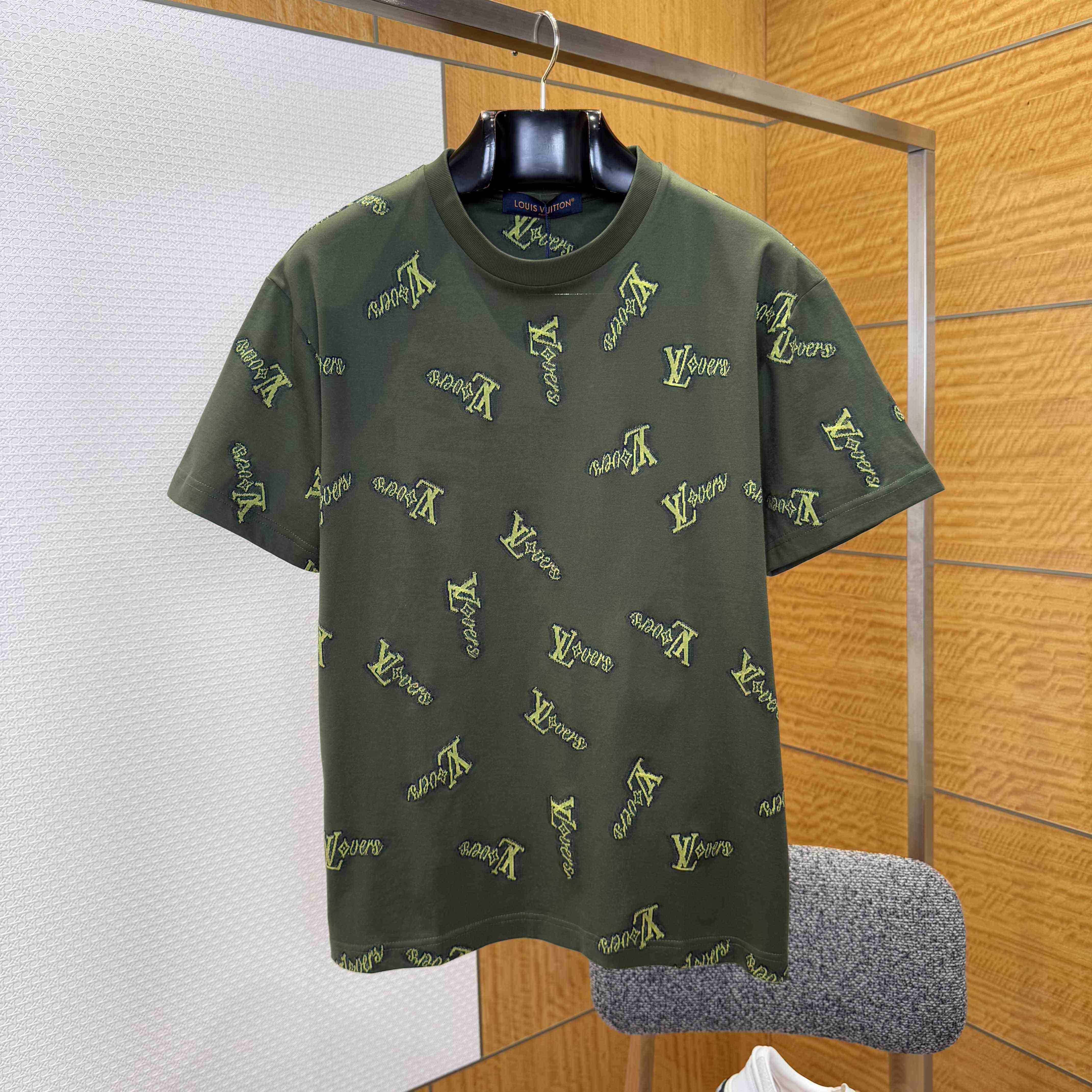 Louis Vuitton Jacquard Cotton T-Shirt   1AGJYS - DopestKickz