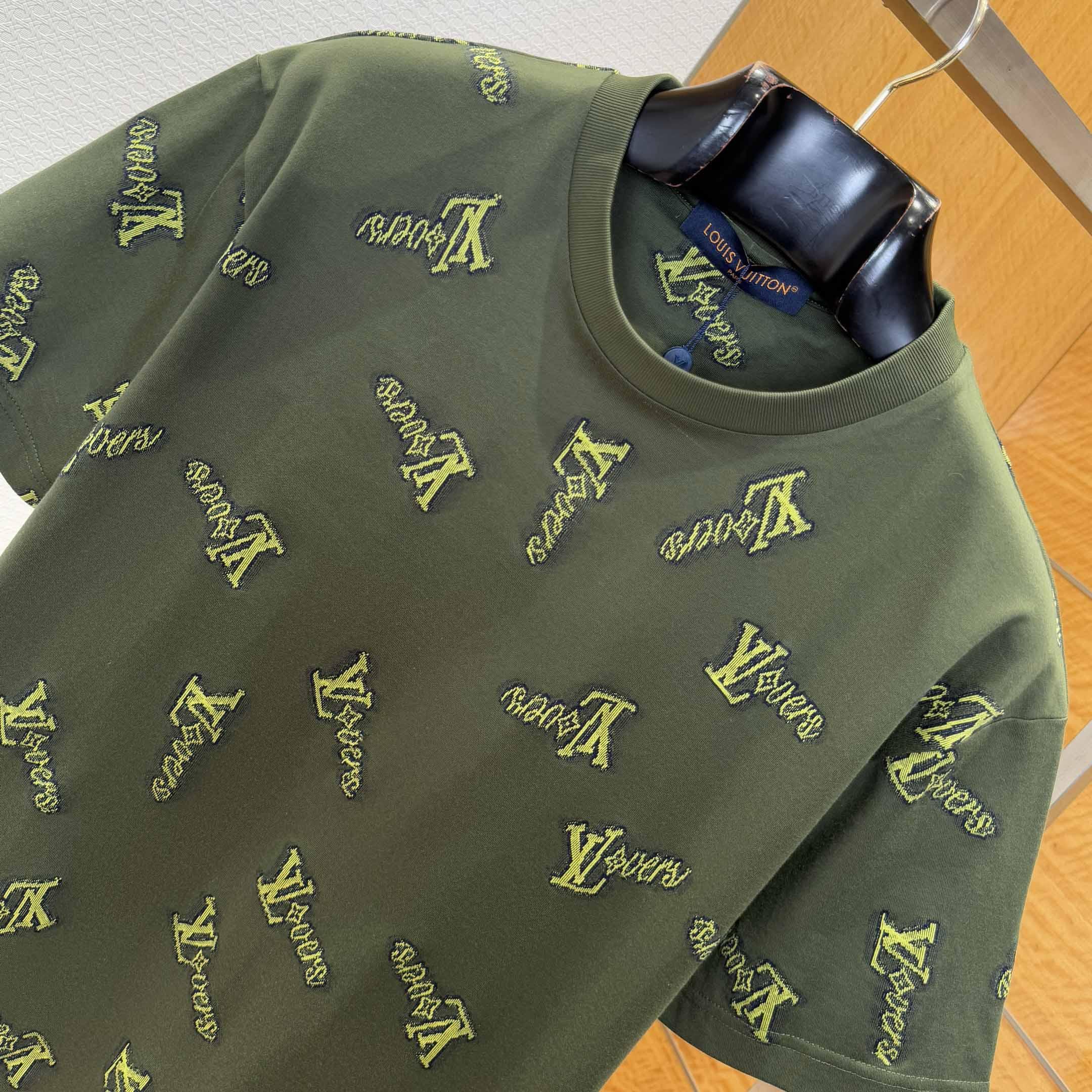 Louis Vuitton Jacquard Cotton T-Shirt   1AGJYS - DopestKickz