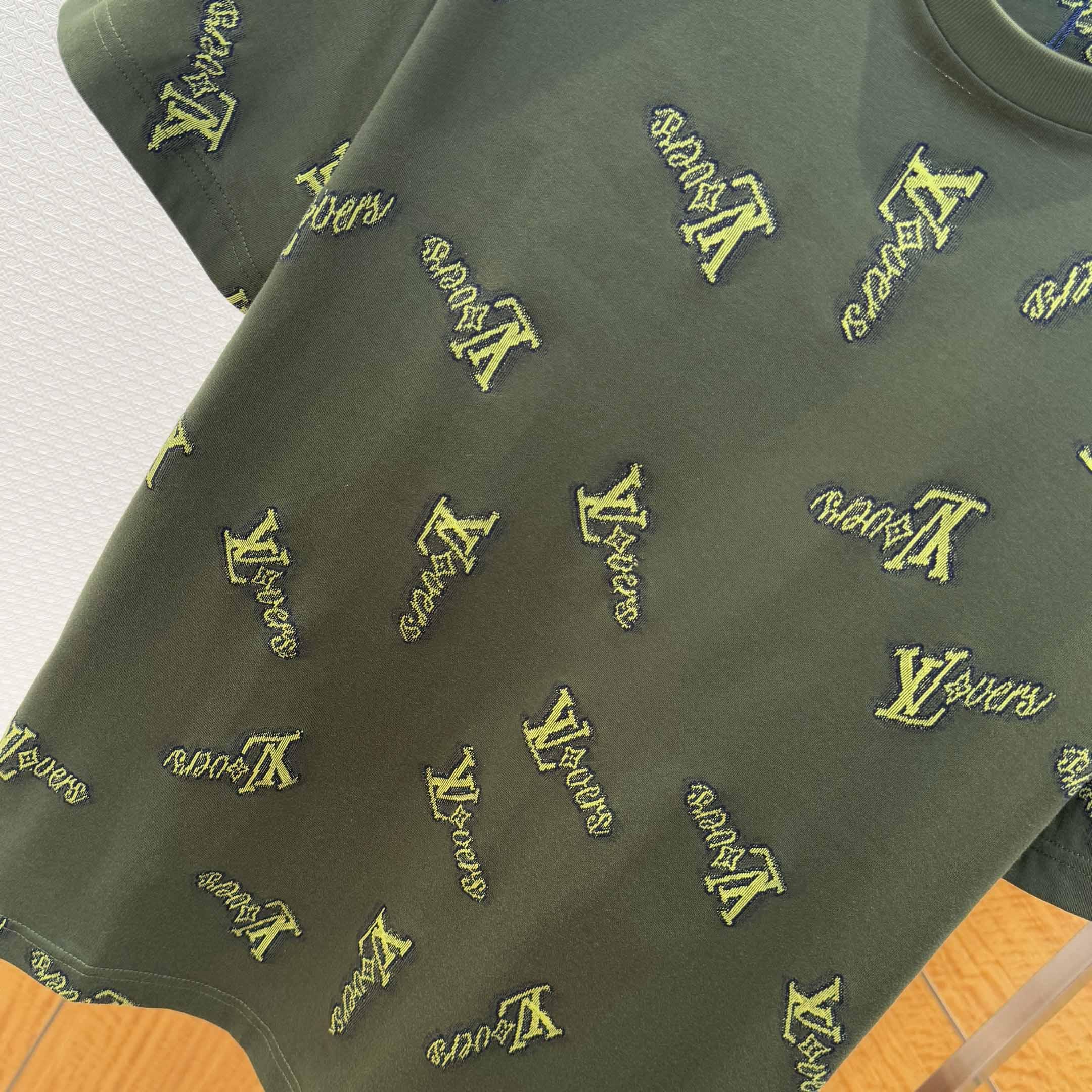 Louis Vuitton Jacquard Cotton T-Shirt   1AGJYS - DopestKickz