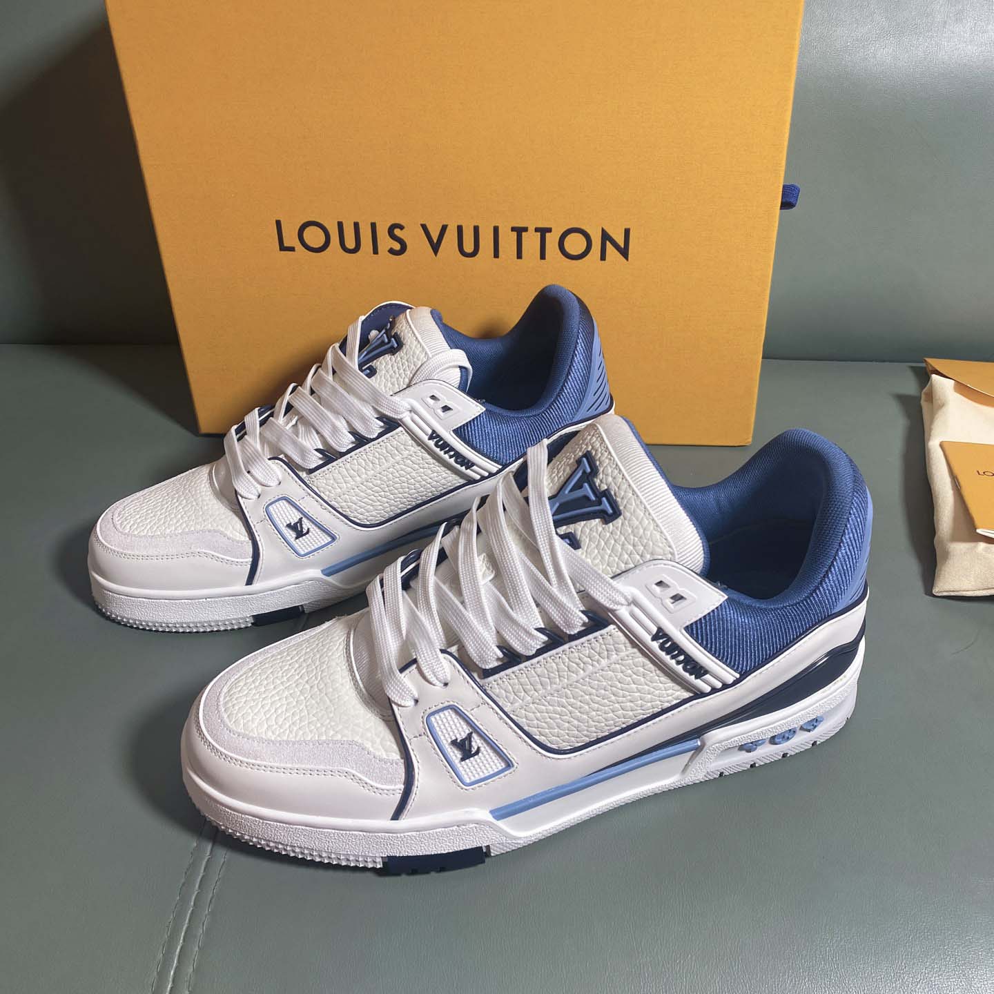 Louis Vuitton LV Trainer Sneaker     - DopestKickz