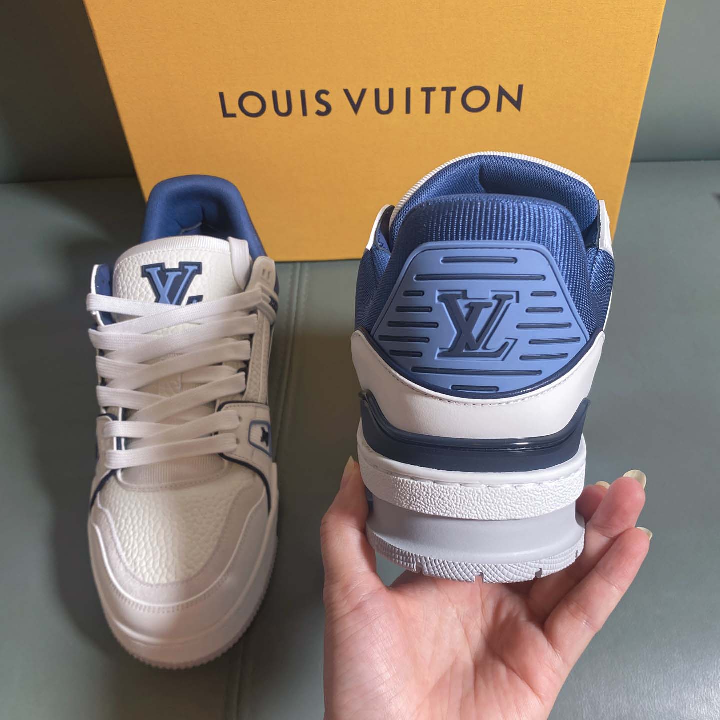 Louis Vuitton LV Trainer Sneaker     - DopestKickz