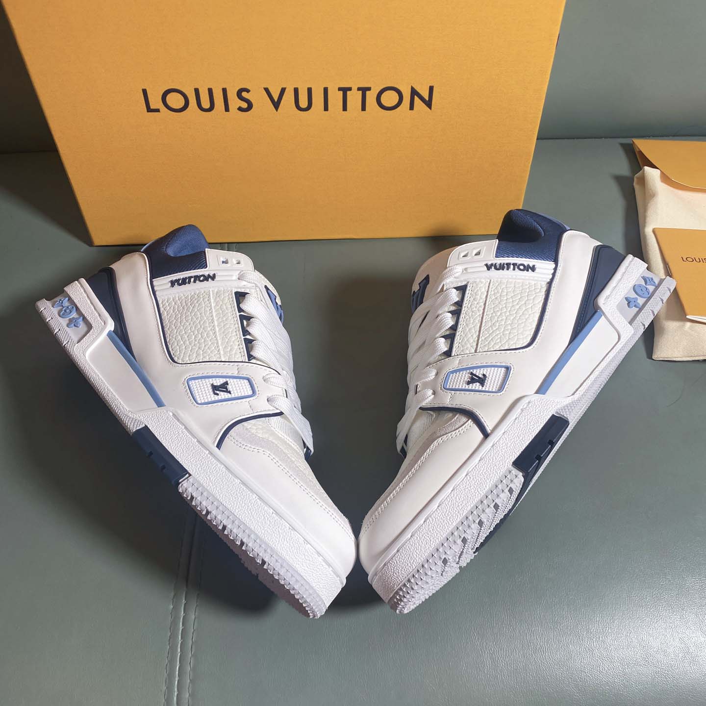 Louis Vuitton LV Trainer Sneaker     - DopestKickz